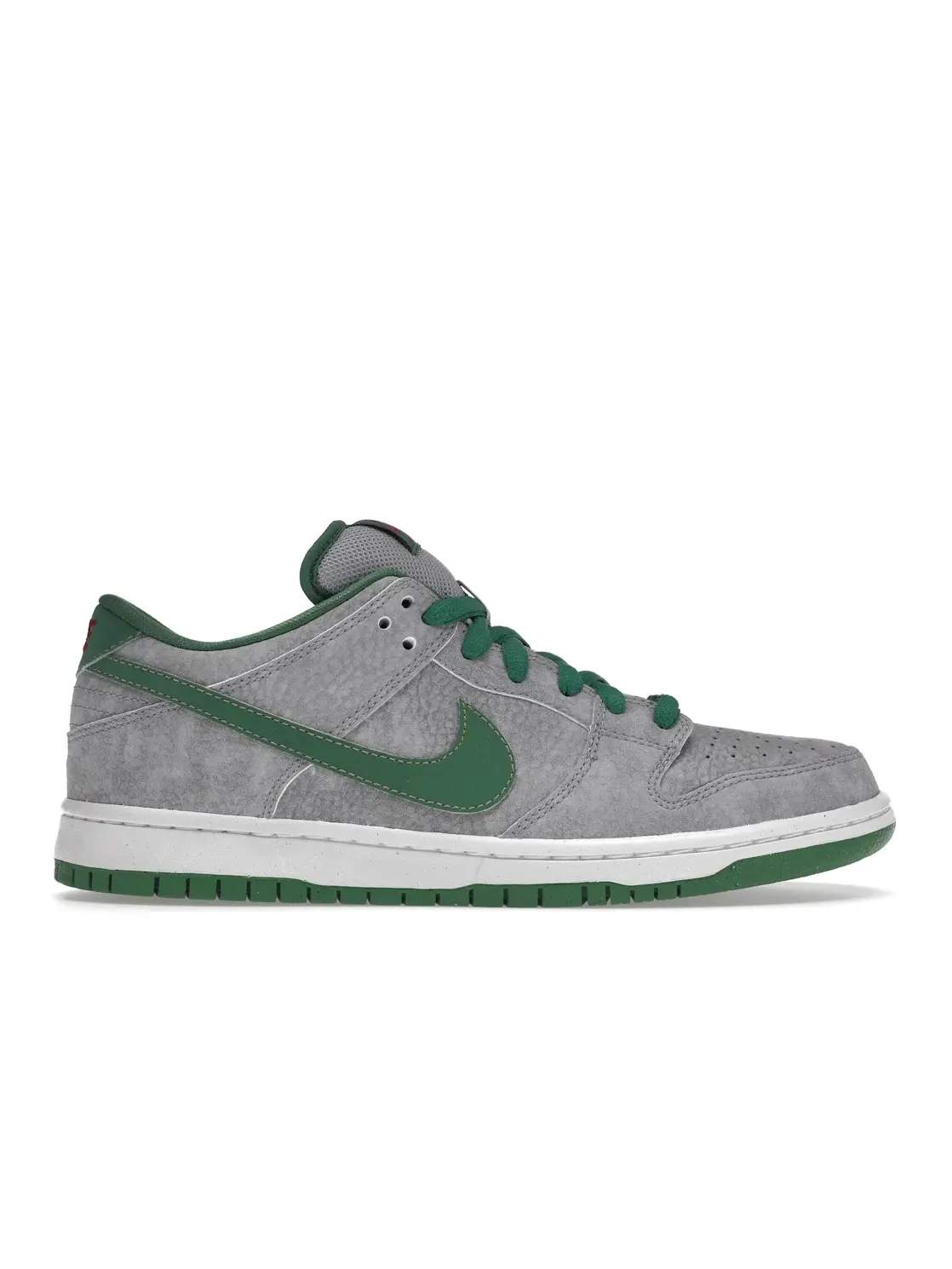 Мужские кроссовки с низким верхом Nike SB Dunk Low Mtt Slvr/Clssc Grn-Sl-Vrsty Rd — изображение 1 из 4