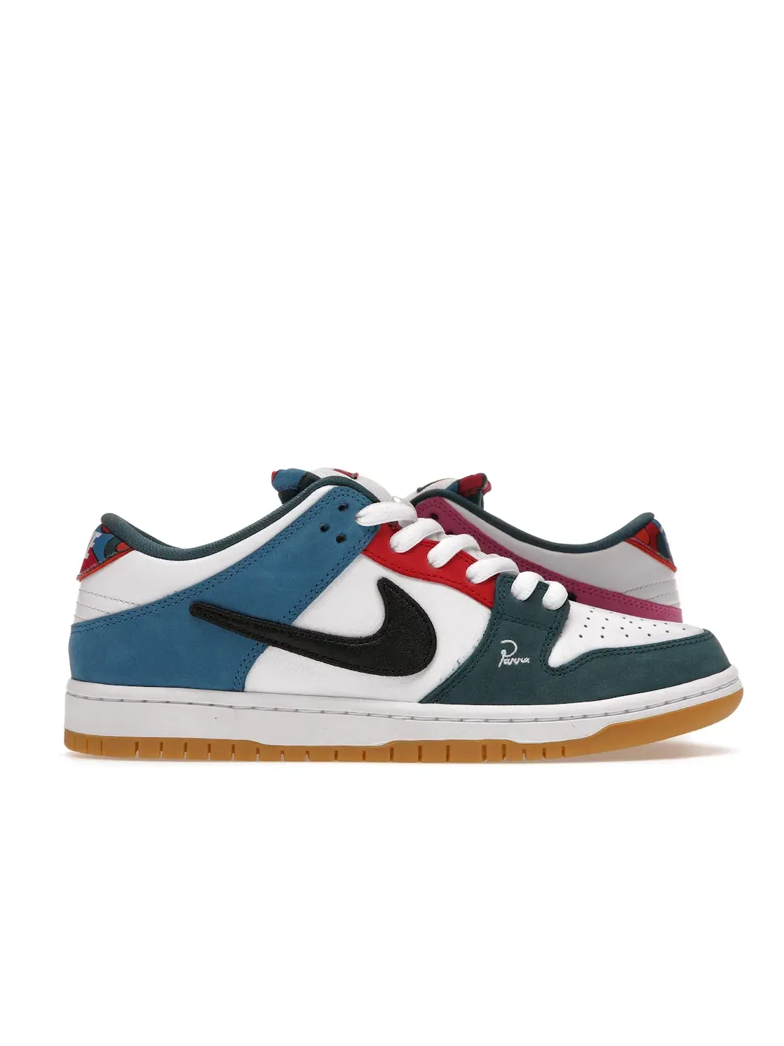 Мужские кроссовки с принтом Nike SB Dunk Low Pro QS Nike — изображение 1 из 4, белый/черный-красный