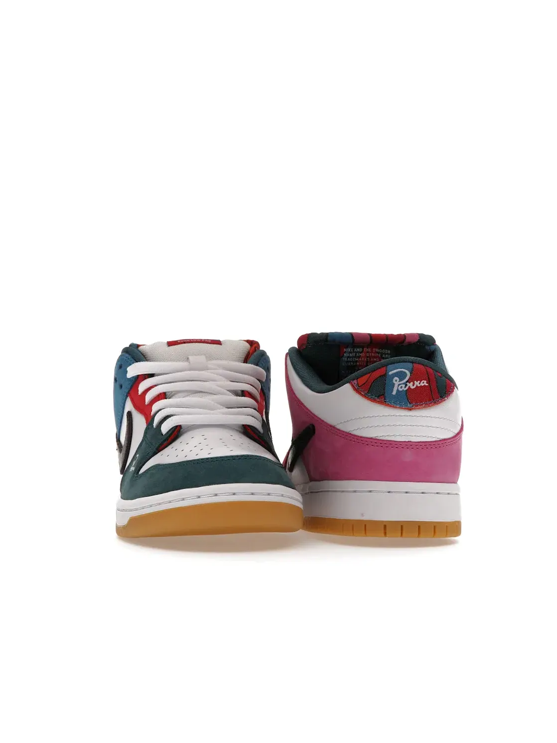 Мужские кроссовки с принтом Nike SB Dunk Low Pro QS Nike — изображение 2 из 4, белый/черный-красный