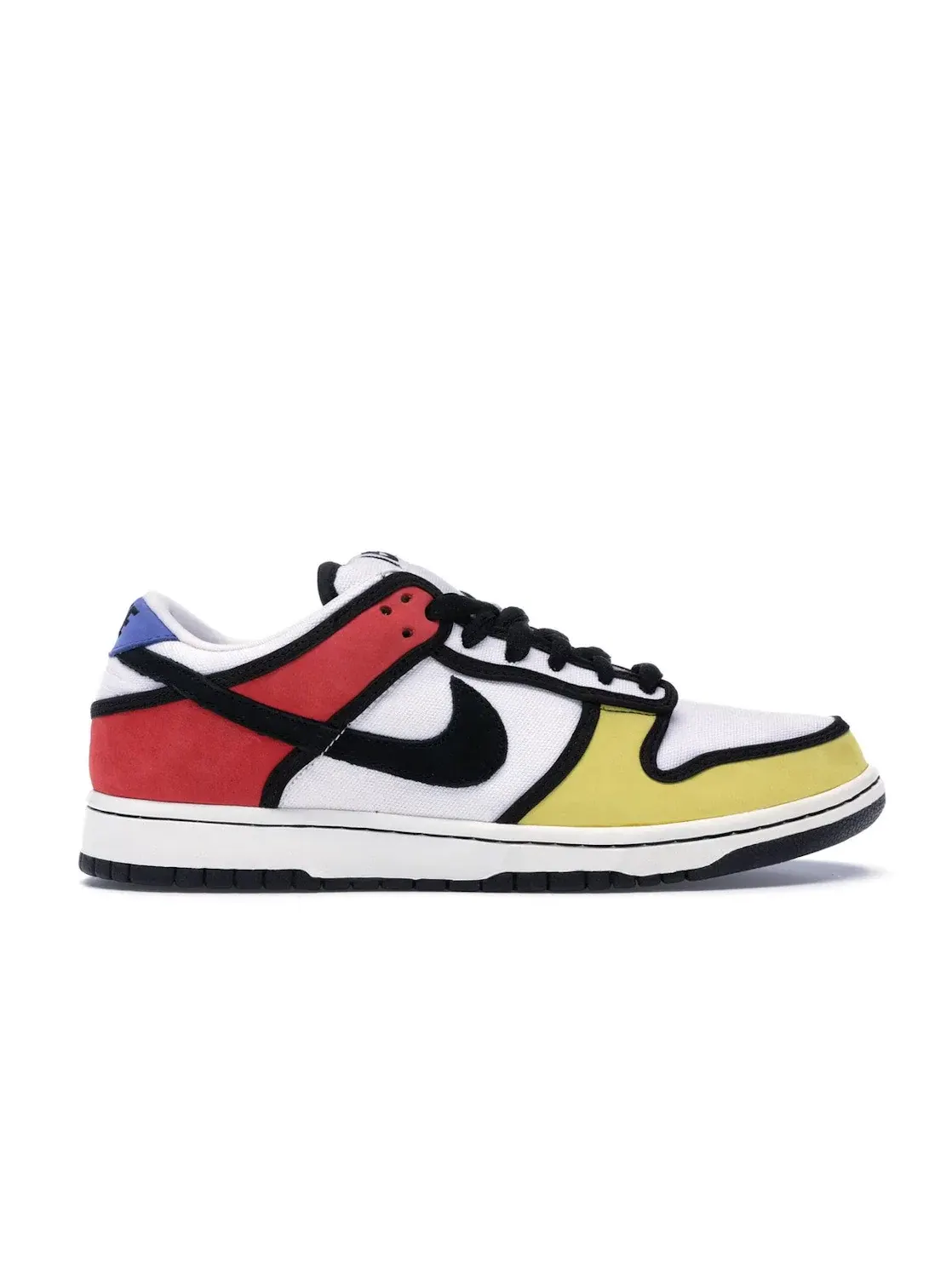 Мужские кроссовки с принтом Nike SB Dunk Low Piet Mondrian — изображение 1 из 4, черный
