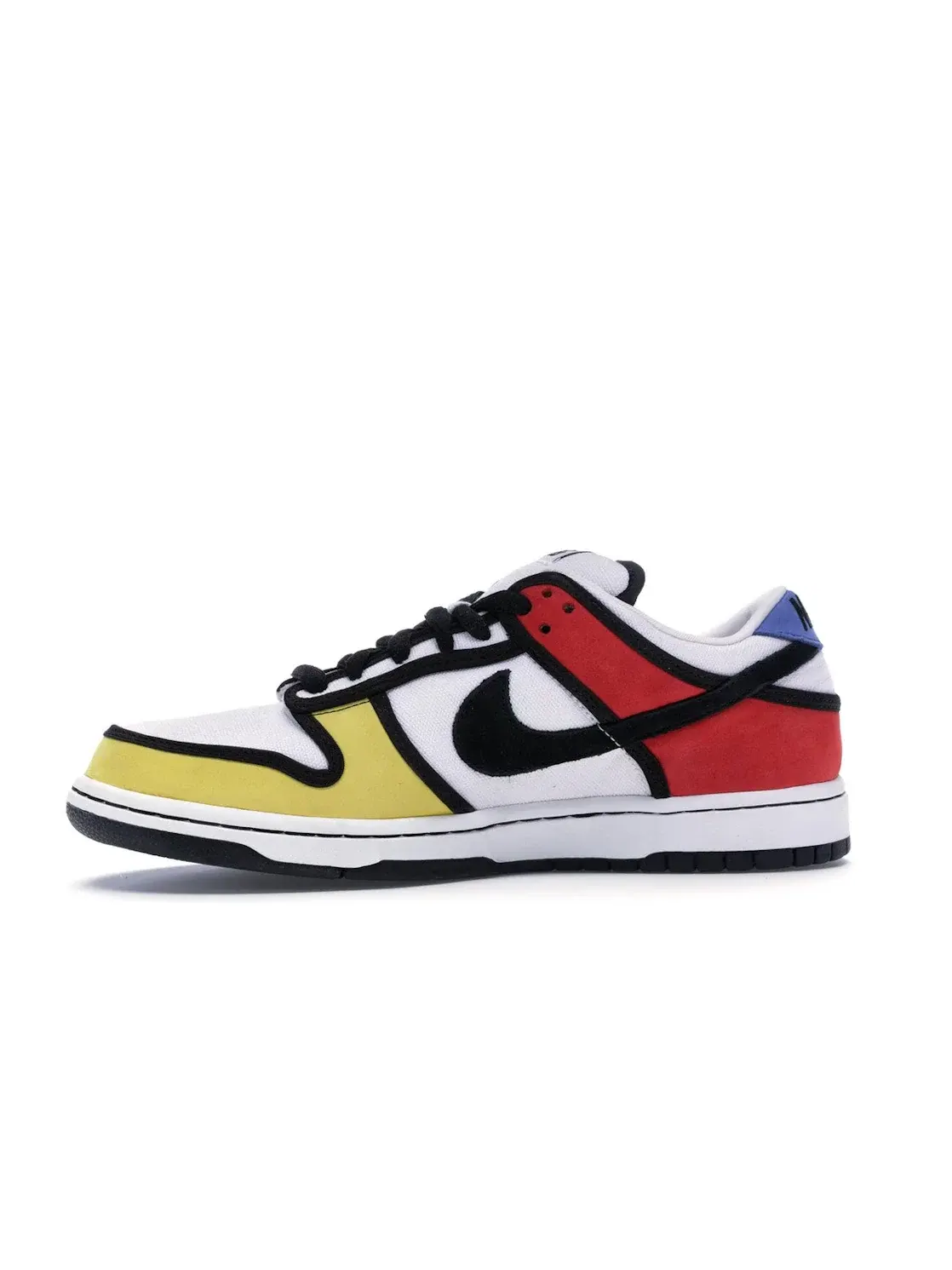 Мужские кроссовки с принтом Nike SB Dunk Low Piet Mondrian — изображение 3 из 4, черный