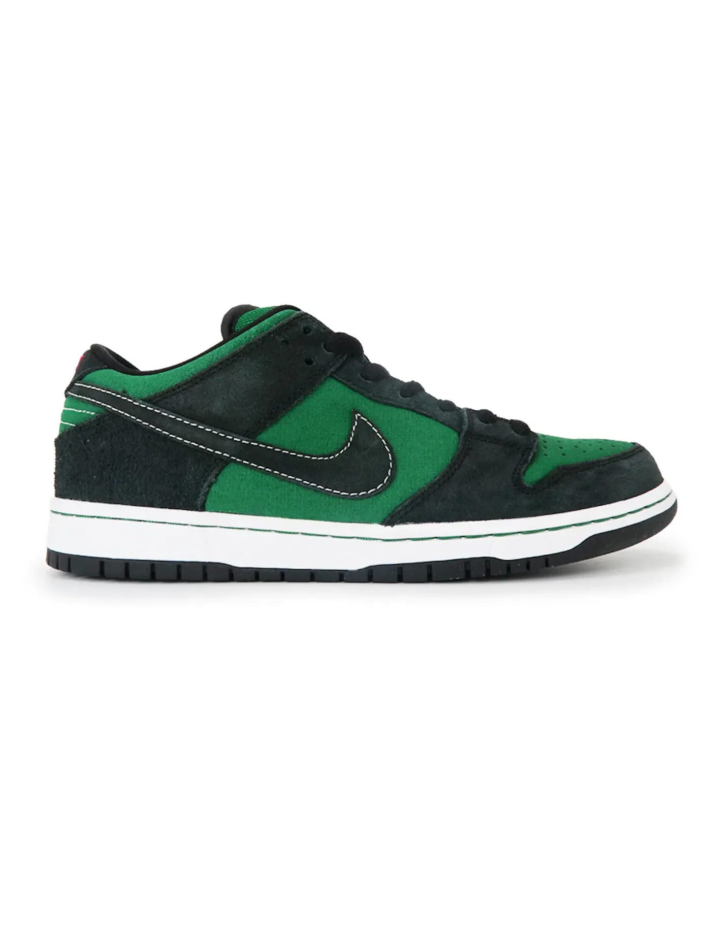 Мужские кроссовки с длинным шнурованием Nike SB Dunk Low Nike — изображение 1 из 1, зеленый черный красный