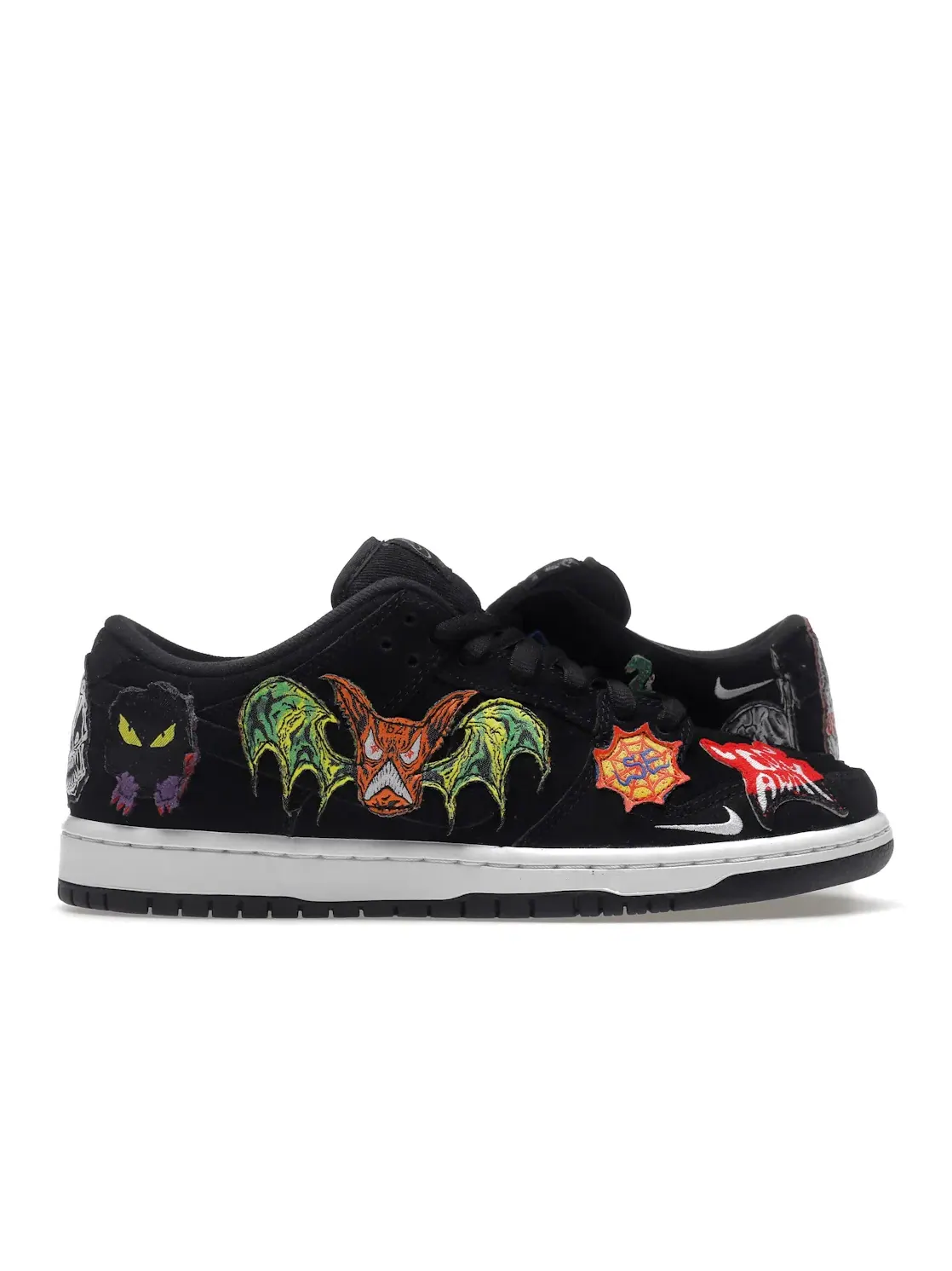 Мужские кроссовки с принтом Neckface Nike SB Dunk Low Pro QS — изображение 1 из 4, черный/белый-мульти