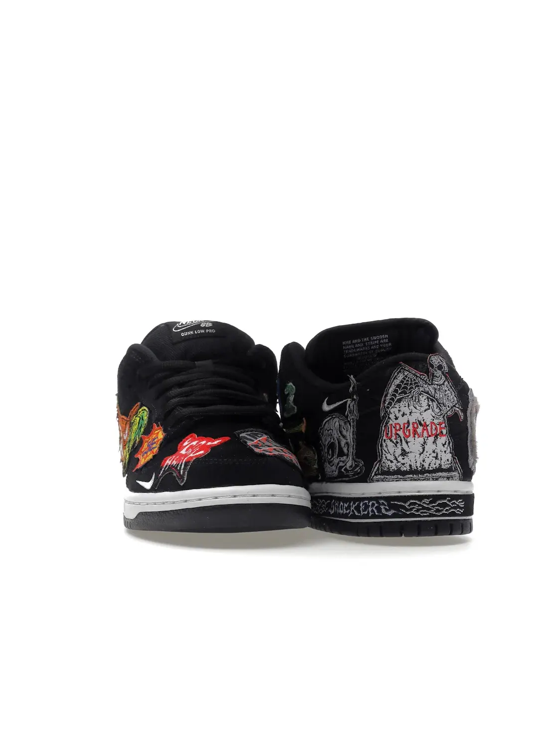Мужские кроссовки с принтом Neckface Nike SB Dunk Low Pro QS — изображение 2 из 4, черный/белый-мульти