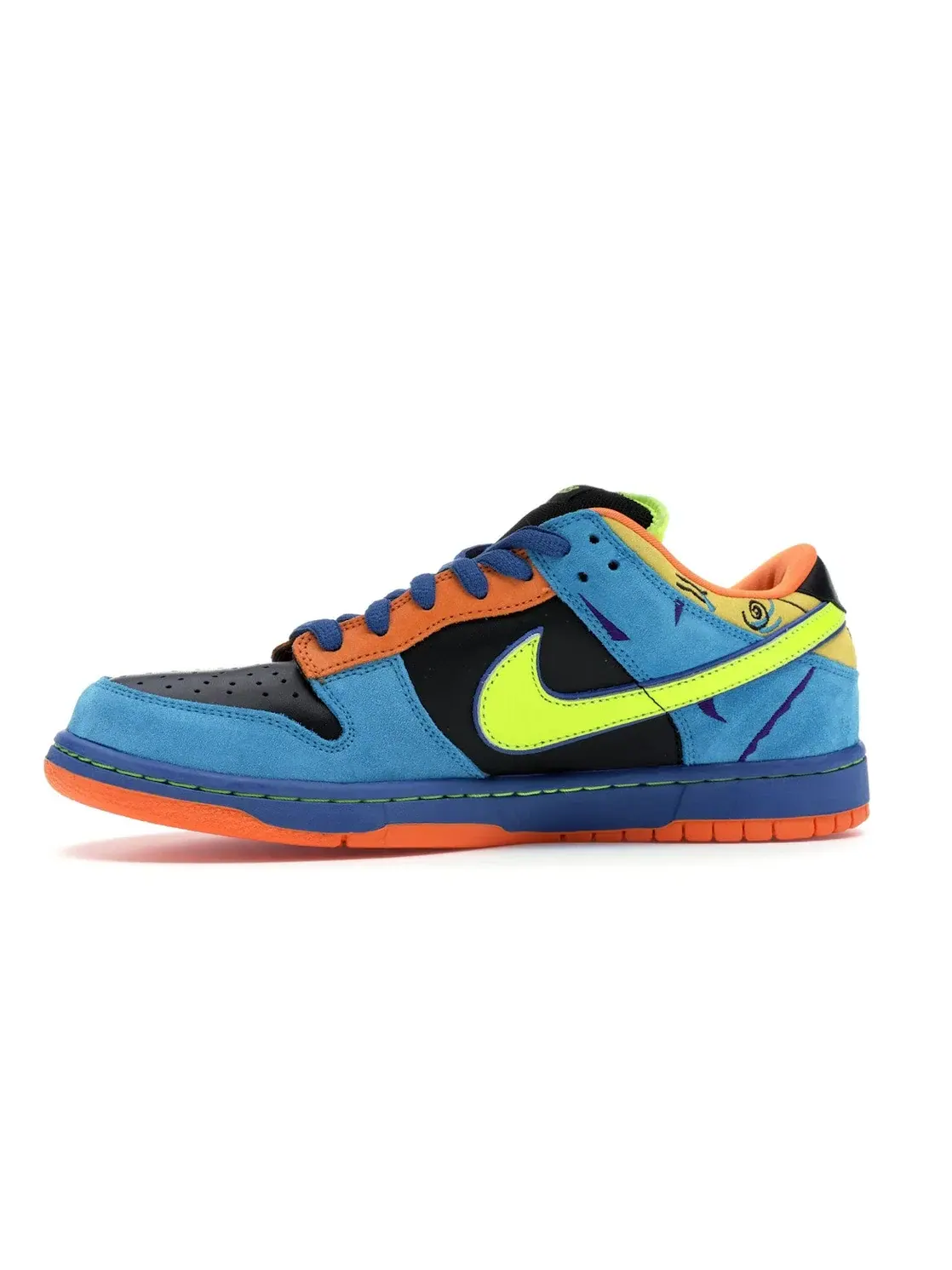 Мужские кроссовки Nike SB Dunk Low Nike — изображение 3 из 4, черный/неоновый желтый