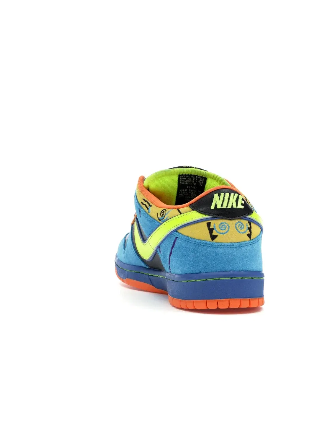 Мужские кроссовки Nike SB Dunk Low Nike — изображение 4 из 4, черный/неоновый желтый