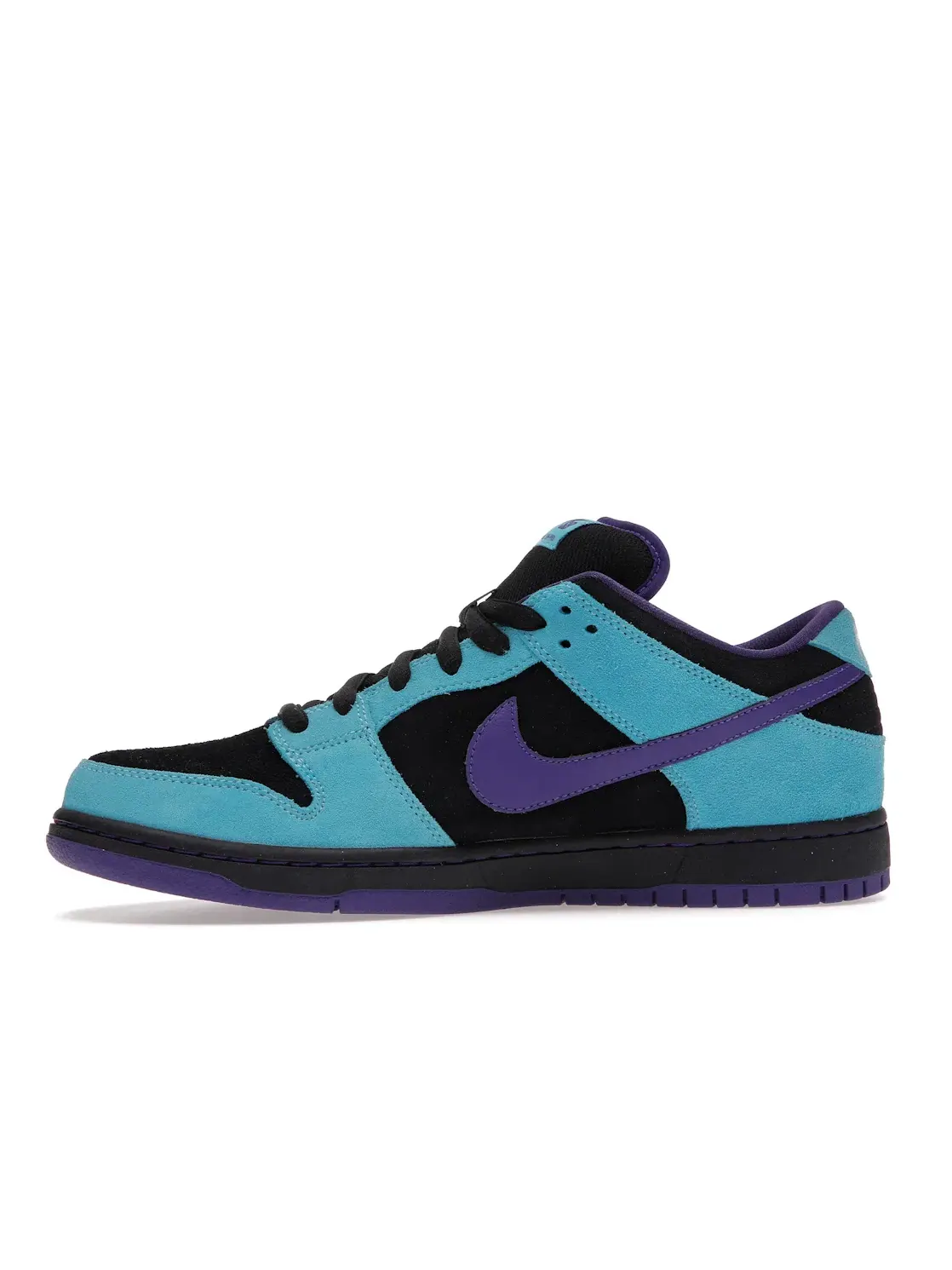 Мужские кроссовки с принтом Nike SB Dunk Low Nike — изображение 3 из 4, черный/фиолетовый-синий