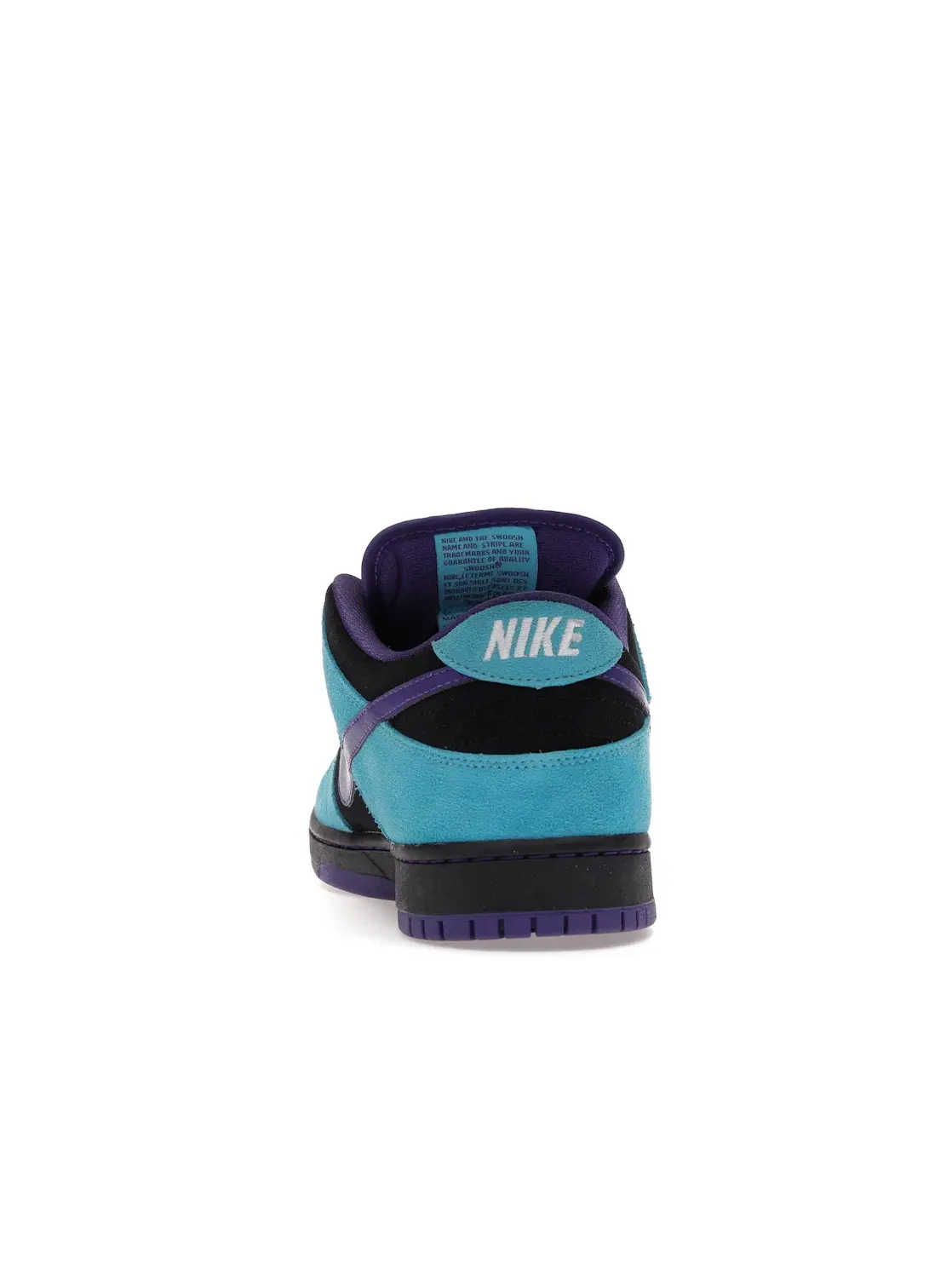 Мужские кроссовки с принтом Nike SB Dunk Low Nike — изображение 4 из 4, черный/фиолетовый-синий