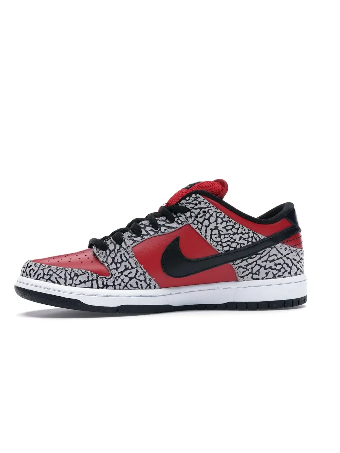Мужские кроссовки с принтом Nike SB Dunk Low Nike — изображение 3 из 4, красный/серый-черный