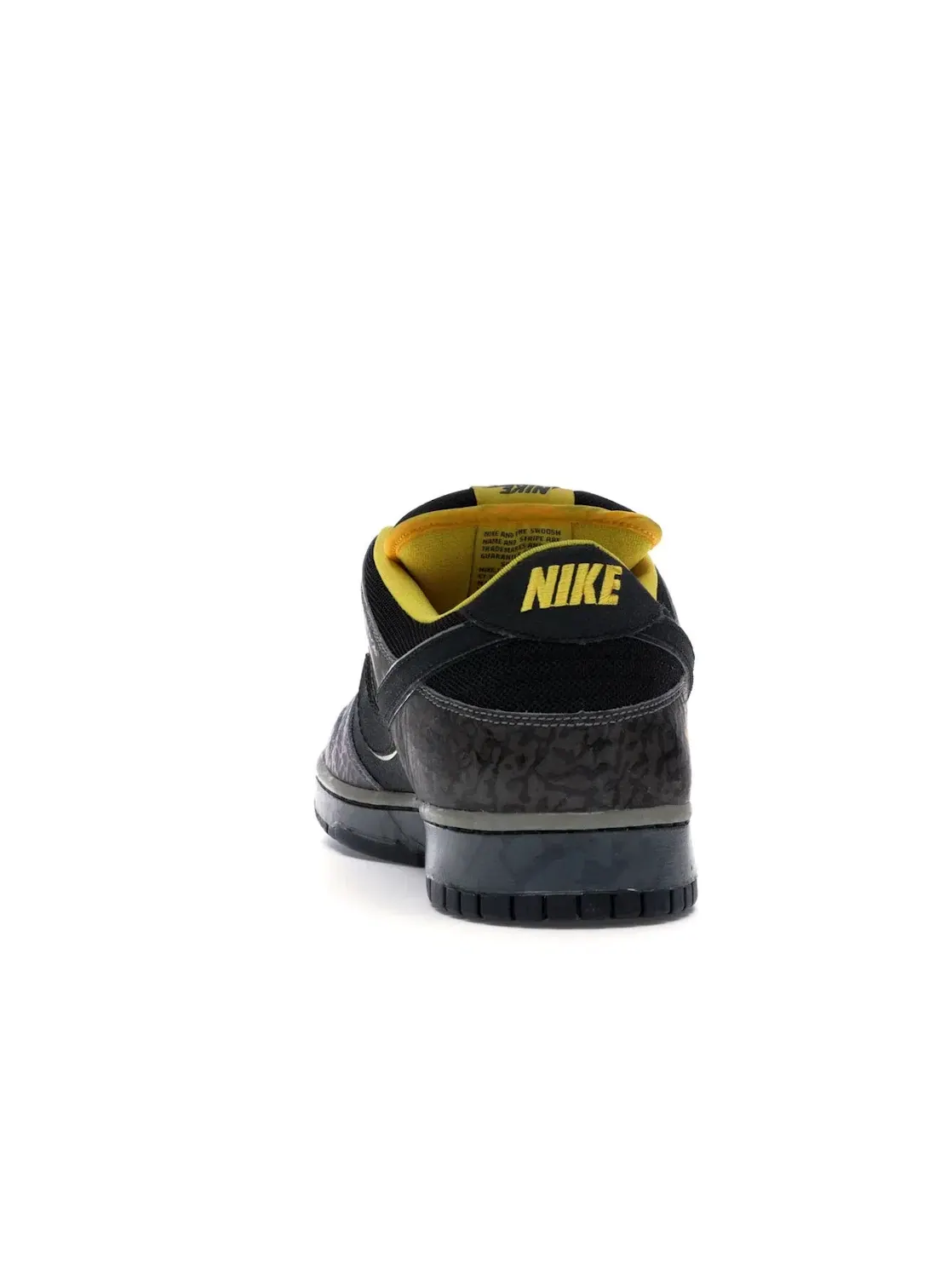 Мужские кроссовки Nike SB Dunk Low — изображение 4 из 4, черный-желтый