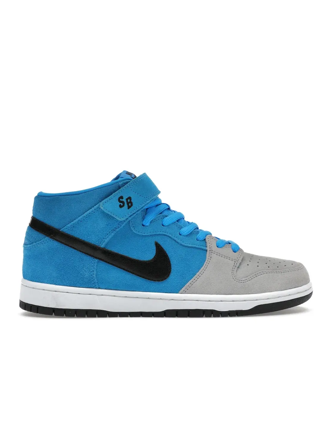 Мужские кроссовки для скейтбординга Nike SB Dunk Mid Nike — изображение 1 из 4, синий/черный-серый