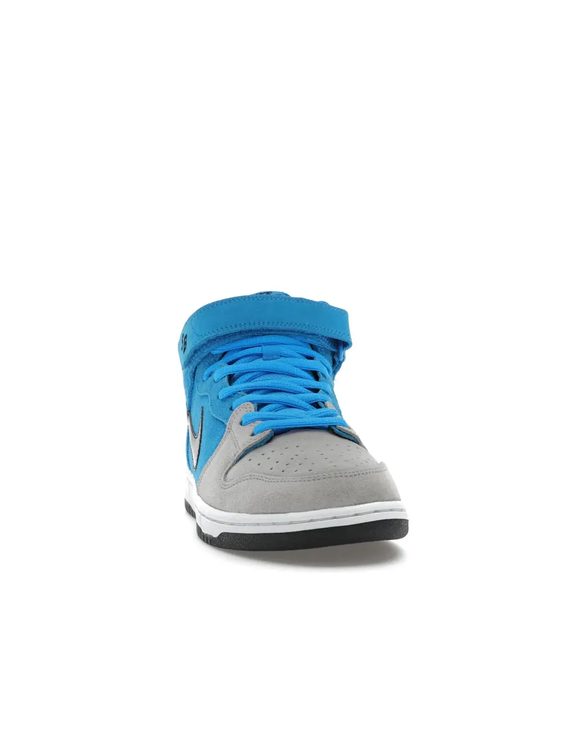 Мужские кроссовки для скейтбординга Nike SB Dunk Mid Nike — изображение 2 из 4, синий/черный-серый