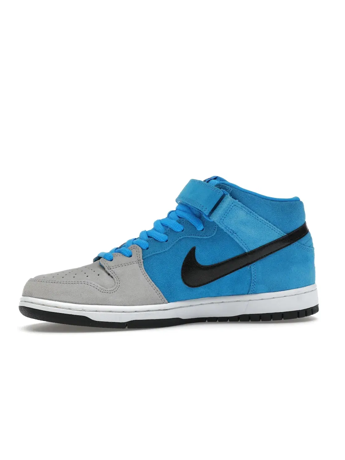 Мужские кроссовки для скейтбординга Nike SB Dunk Mid Nike — изображение 3 из 4, синий/черный-серый