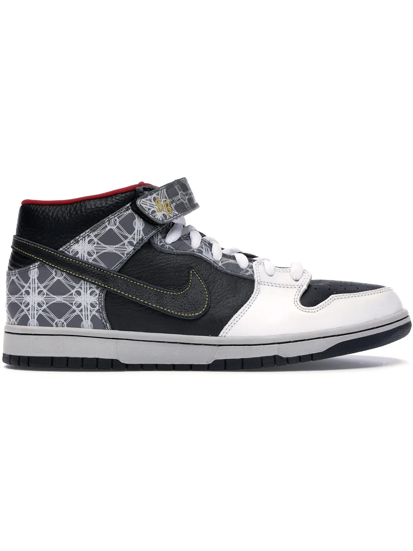 Мужские кроссовки Nike SB Dunk Mid Nike — изображение 1 из 1, черный/черный