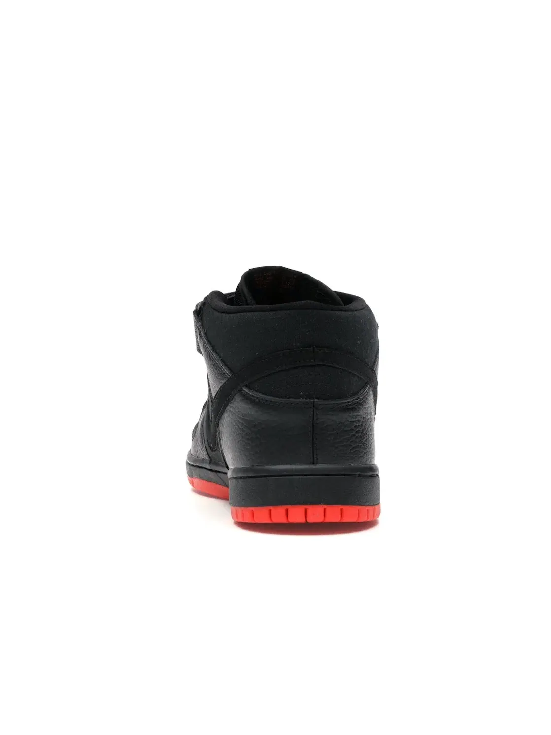 Мужские кроссовки с принтом Nike SB Dunk Mid Nike — изображение 4 из 4, черный/черный-оранжевый