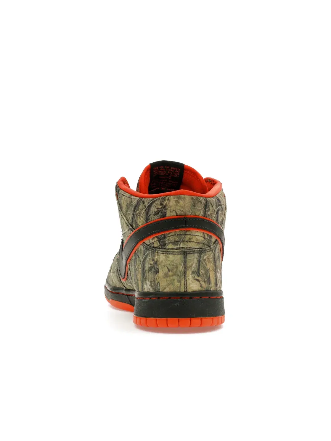Мужские кроссовки с принтом камуфляж Nike SB Dunk Mid Nike — изображение 4 из 4, темный/темный-оранжевый