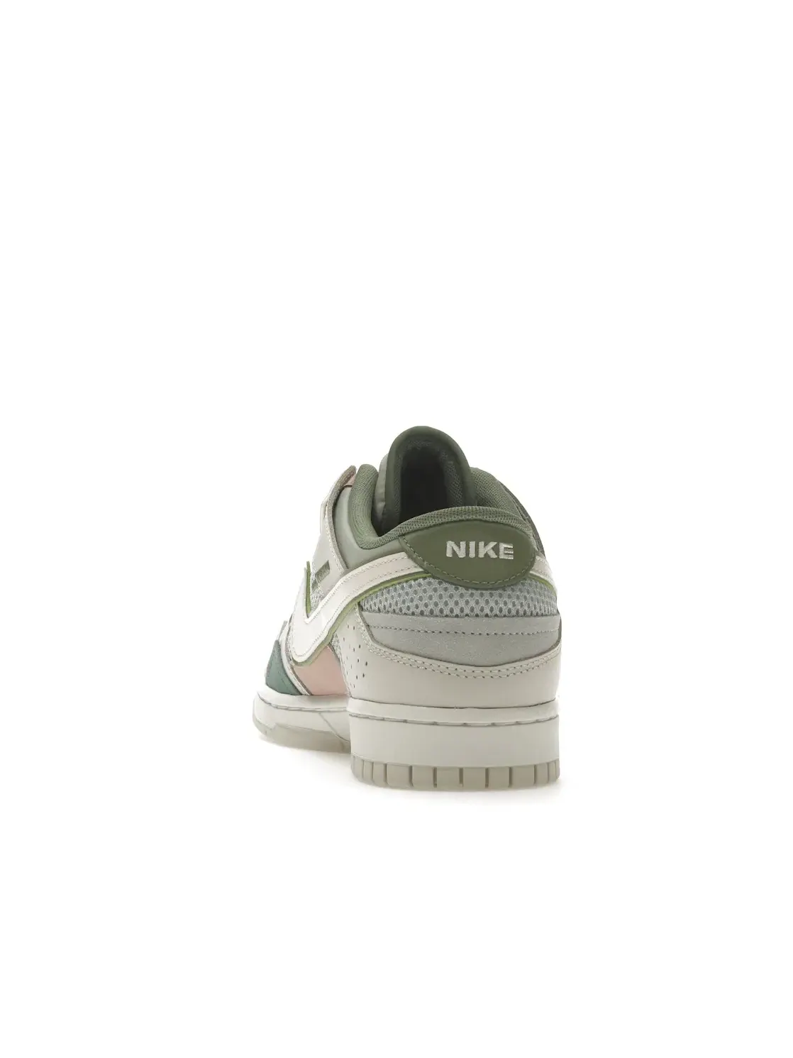 Мужские кроссовки Lifestyle с уникальными накладками Nike Dunk Scrap — изображение 4 из 4, серый/-светлый-зеленый