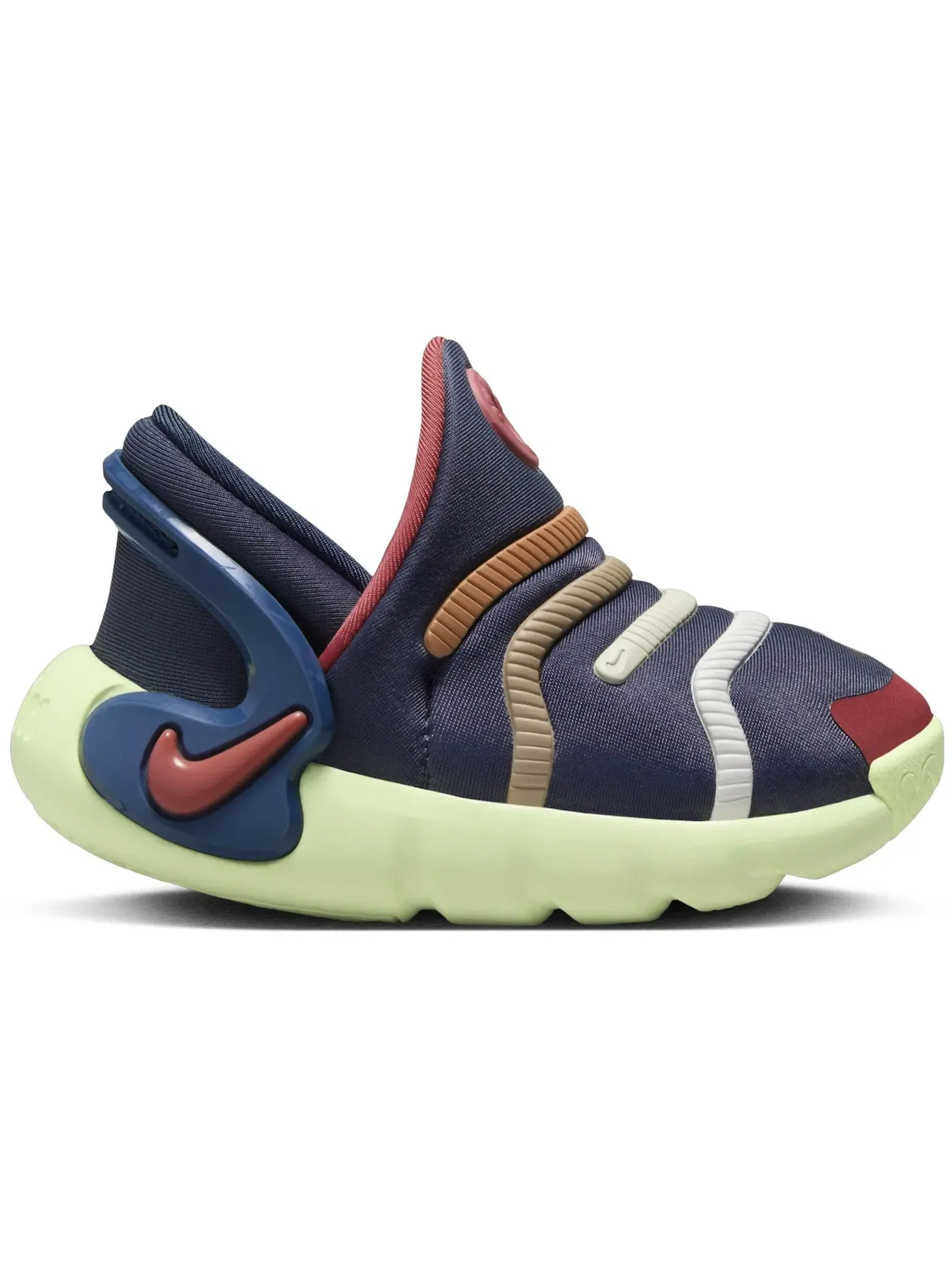 Детские кроссовки с системой быстрой шнуровки Nike Dynamo 2 EasyOn Nike — изображение 1 из 1, синий//коричневый