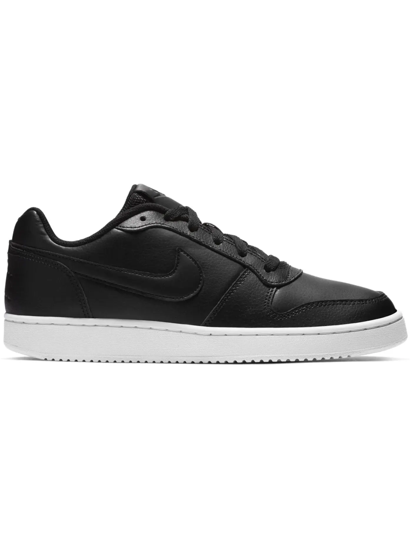 Женские кроссовки повседневные Nike Ebernon Low Nike — изображение 1 из 1, черный/черный-белый