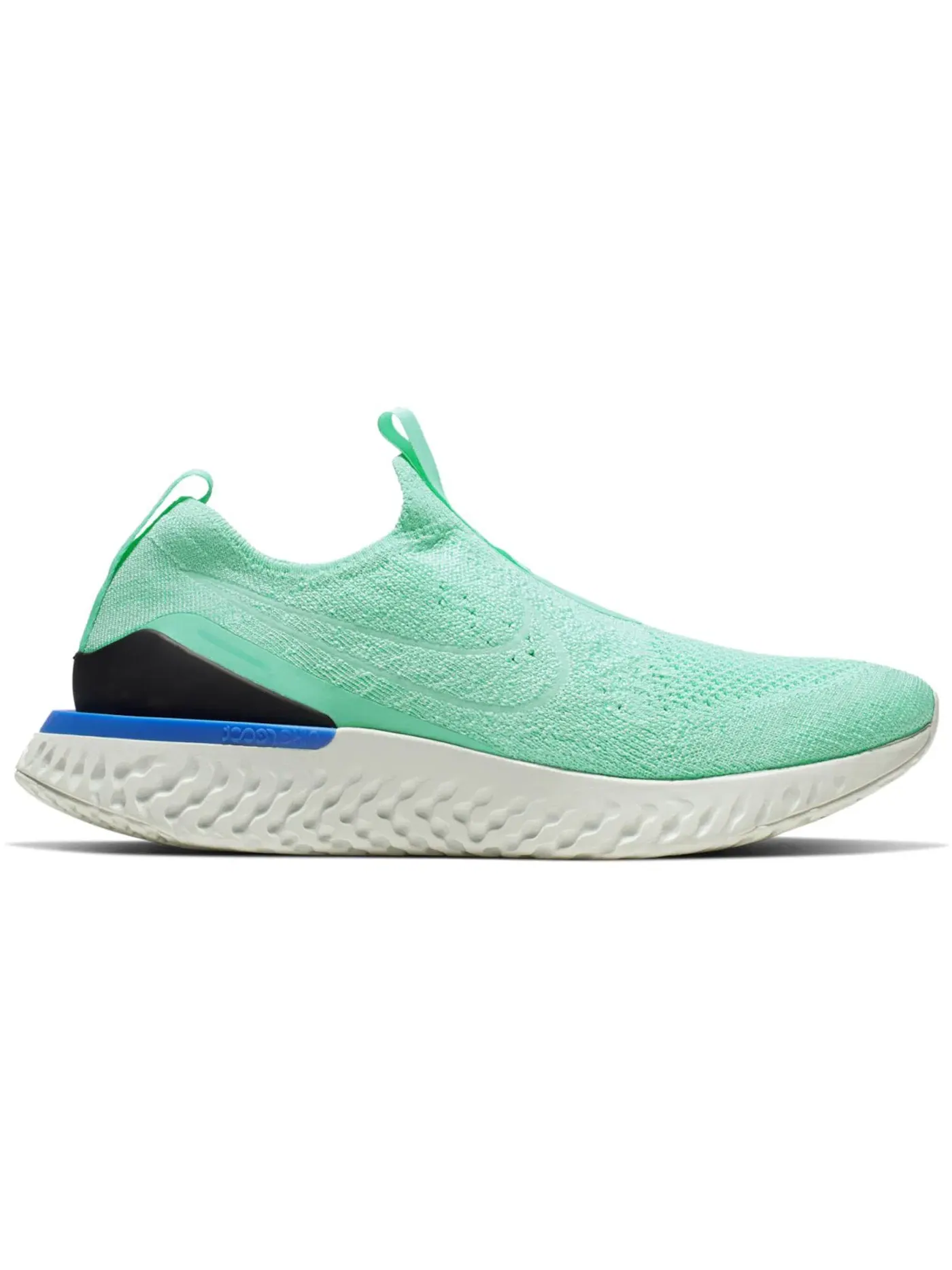 Женские кроссовки для активного отдыха Nike Epic Phantom React Flyknit — изображение 1 из 1, черный/синий