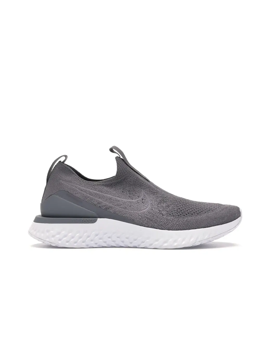 Женские кроссовки без шнурков Nike Epic Phantom React FlyKnit Icon Clash — изображение 1 из 4, белый