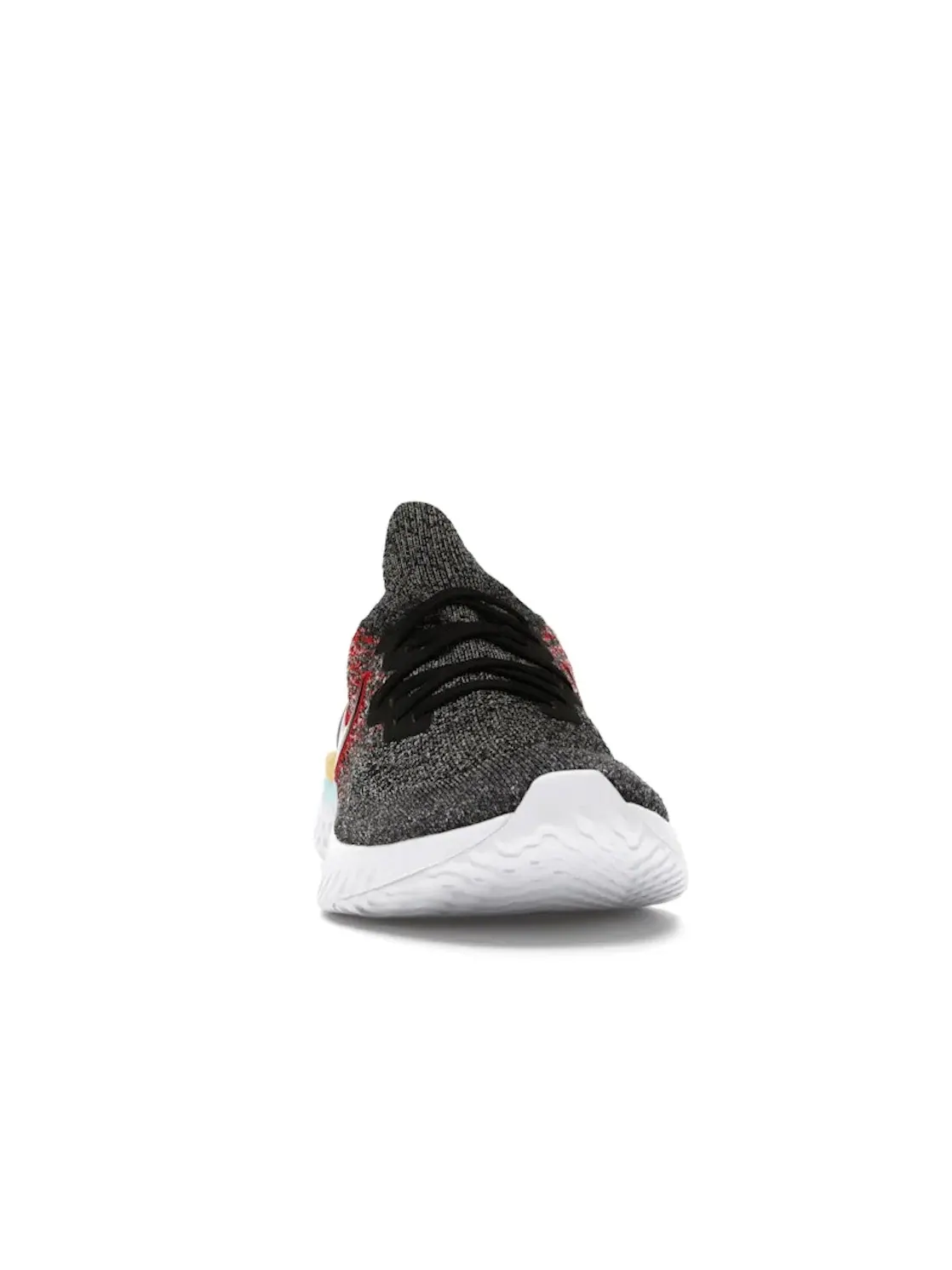 Мужские кроссовки с React-пеной Nike Epic React Flyknit 2 — изображение 2 из 4, черный/черный--красный
