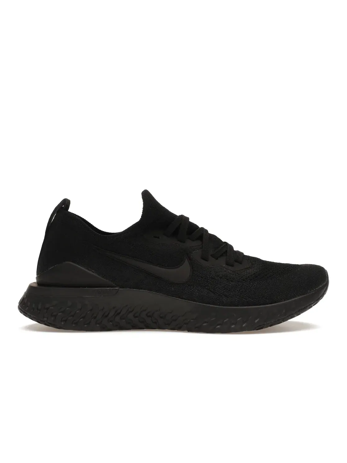 Женские кроссовки с амортизацией Nike Epic React Flyknit 2 — изображение 1 из 4, черный/черный/белый