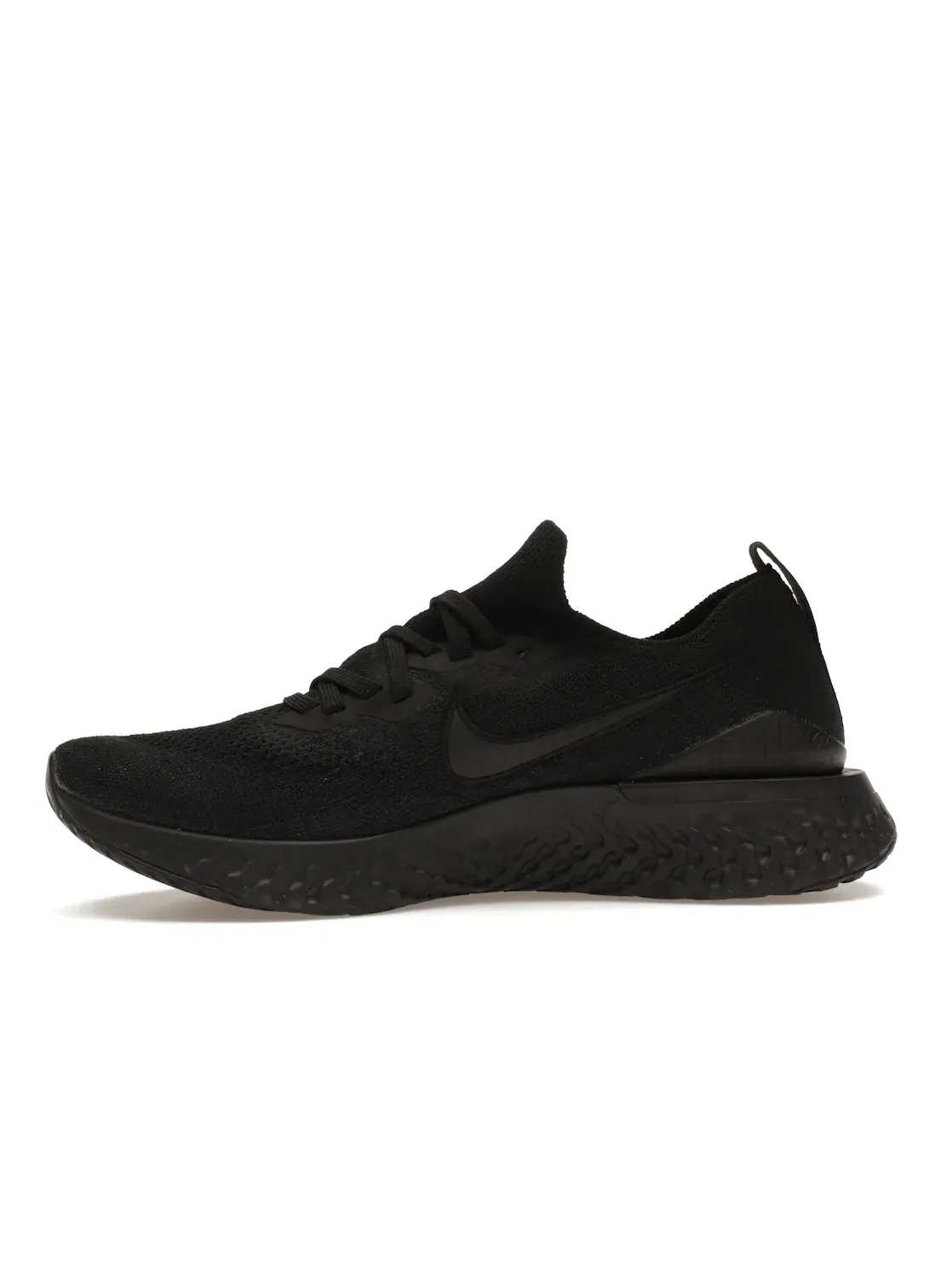 Женские кроссовки с амортизацией Nike Epic React Flyknit 2 — изображение 3 из 4, черный/черный/белый