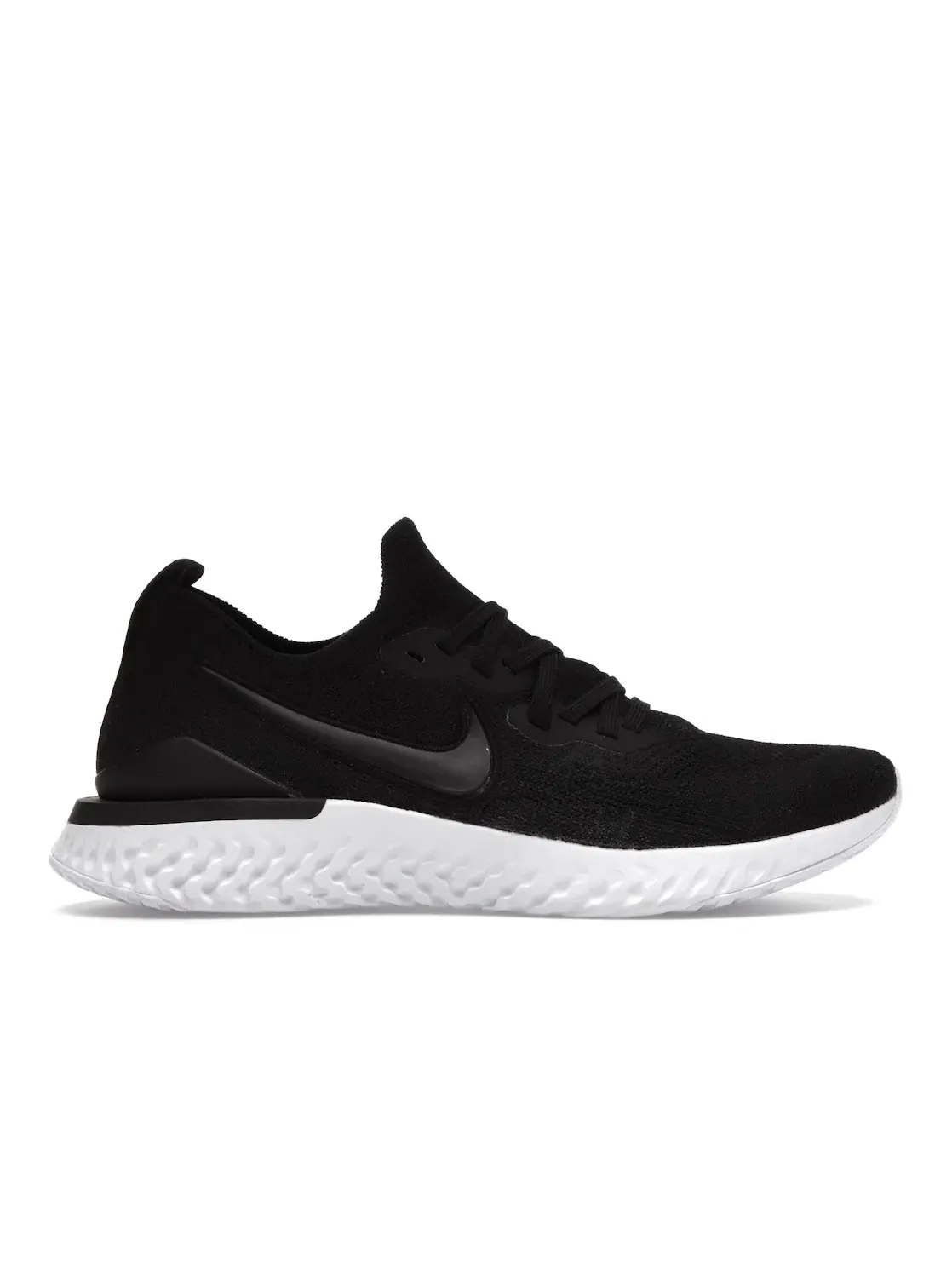 Мужские кроссовки с технологией React Flyknit 2 Nike Epic React Nike — изображение 1 из 4, черный/черный