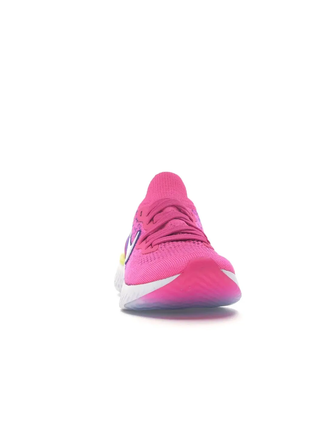 Женские кроссовки Lifestyle Nike Epic React Flyknit 2 — изображение 2 из 4, желтый белый