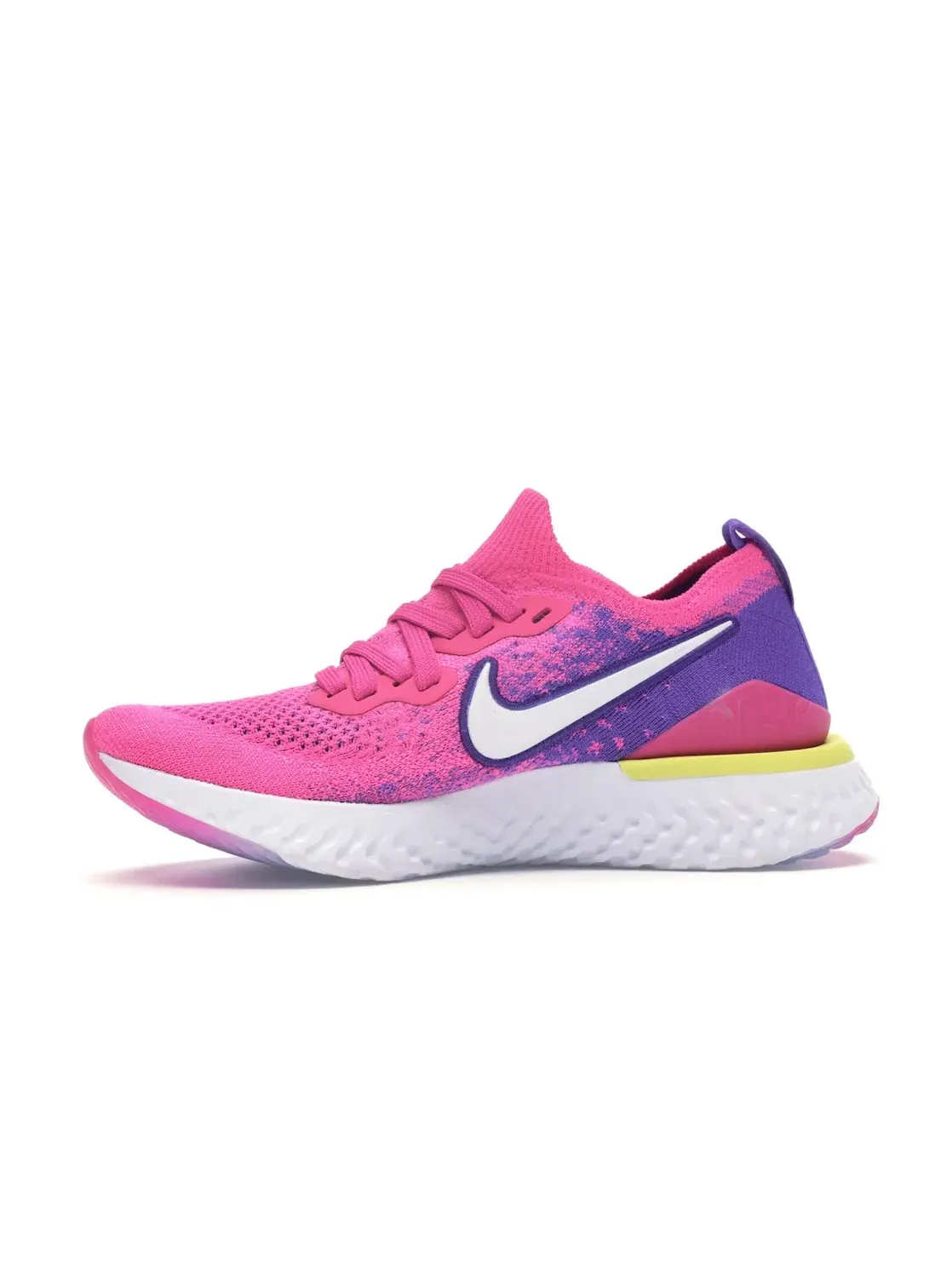 Женские кроссовки Lifestyle Nike Epic React Flyknit 2 — изображение 3 из 4, желтый белый