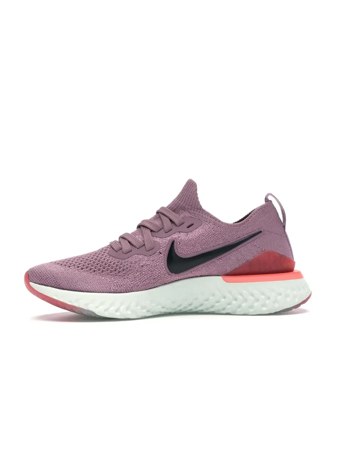 Женские кроссовки для бега с длинным рукавом Nike Epic React Flyknit 2 Nike — изображение 3 из 4, черный---серый