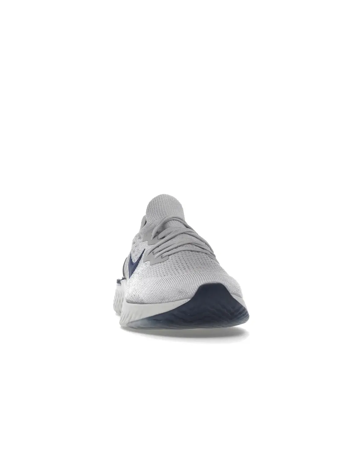 Мужские кроссовки Lifestyle Nike Epic React Flyknit 2 — изображение 2 из 4, серый/синий