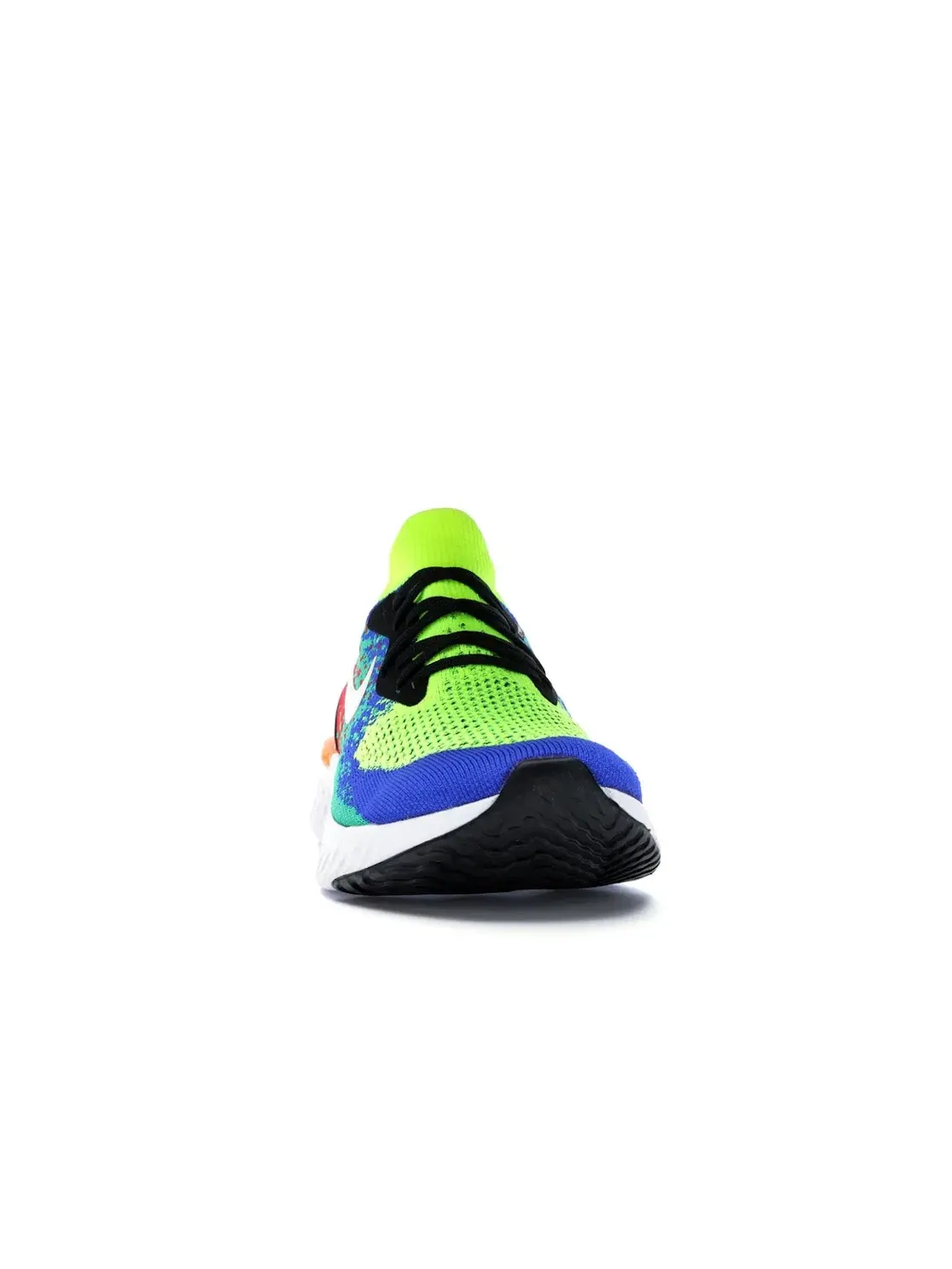 Мужские кроссовки Lifestyle с принтом Nike Epic React Flyknit — изображение 2 из 4, белый-синий-прозрачный