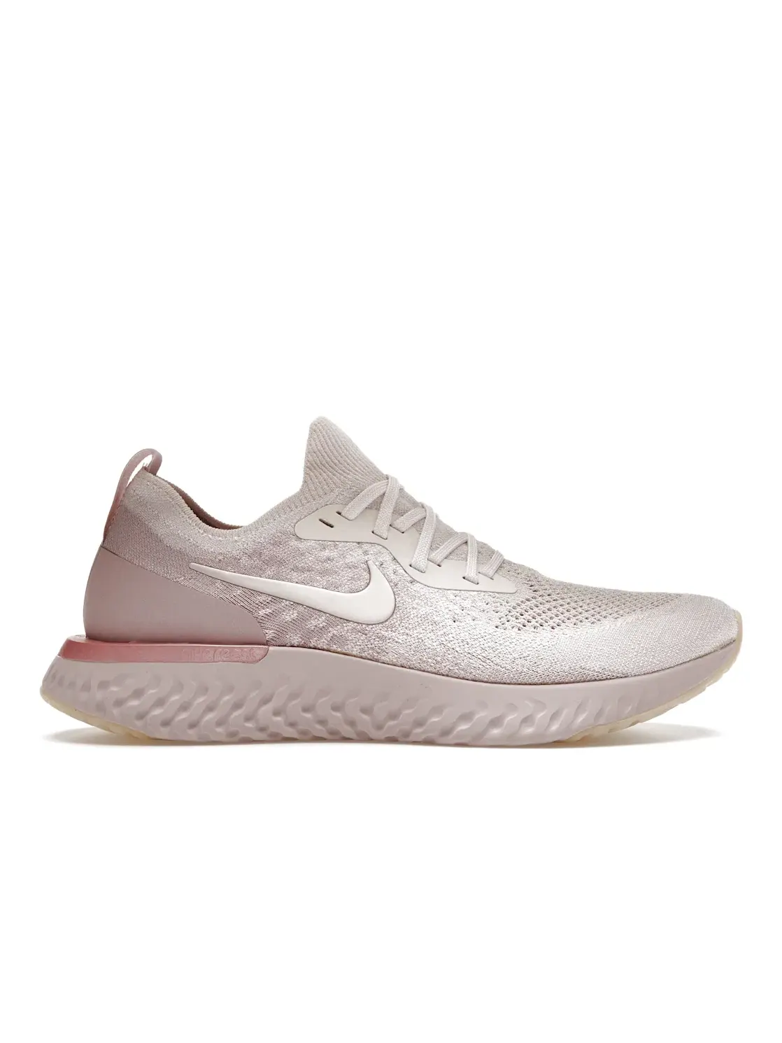 Мужские кроссовки с мягкой амортизацией Nike Epic React Flyknit Nike — изображение 1 из 4, розовый/розовый-розовый