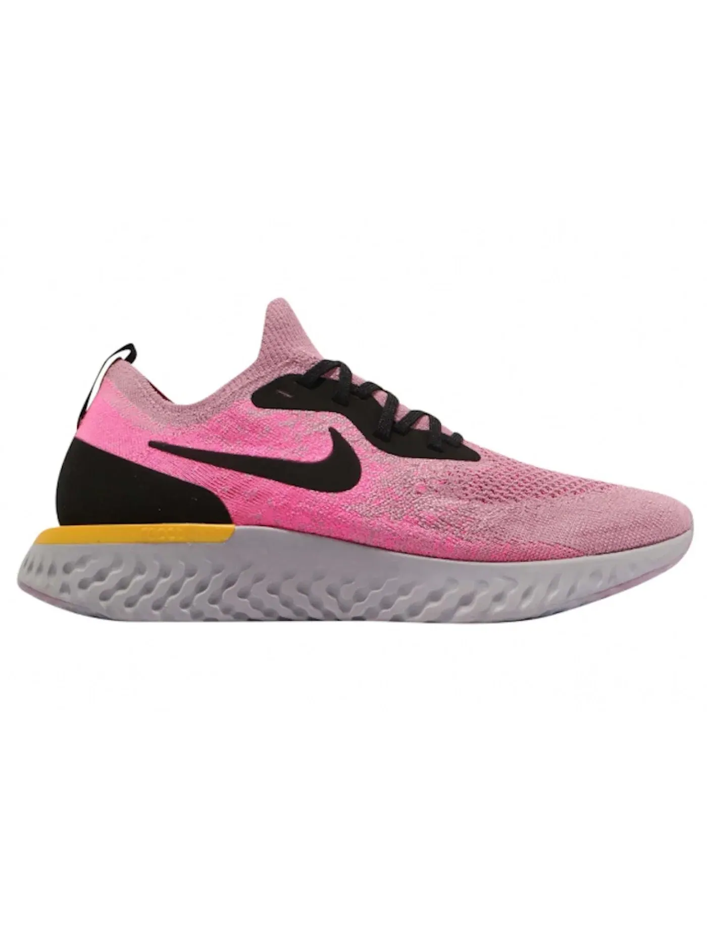 Мужские кроссовки Lifestyle с технологией React Nike Epic React Flyknit Nike — изображение 1 из 1, черный-розовый