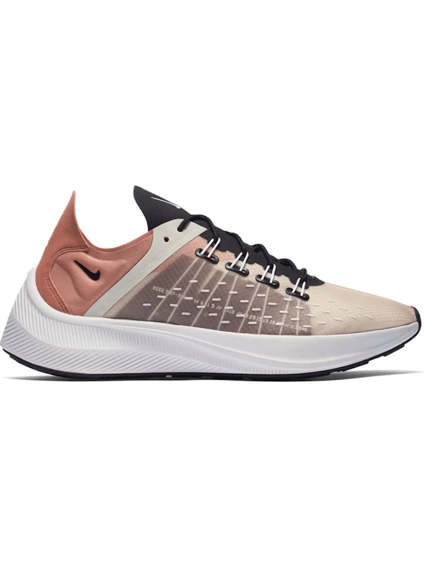 Женские кроссовки Lifestyle Nike Exp-X14 — изображение 1 из 1, светлый-коричневый-белый