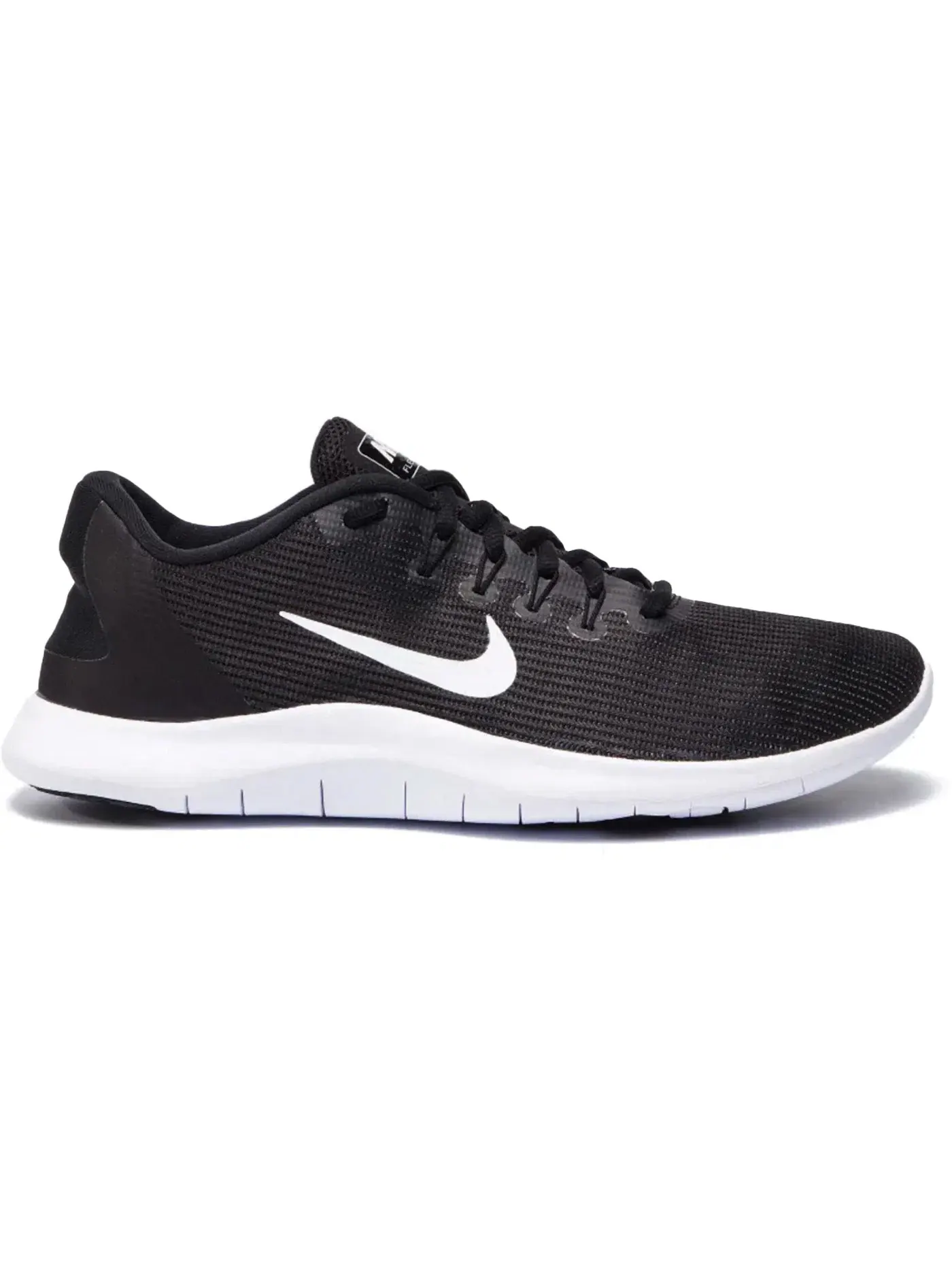 Мужские кроссовки Lifestyle Nike Flex 2018 RN — изображение 1 из 1, черный/белый/черный