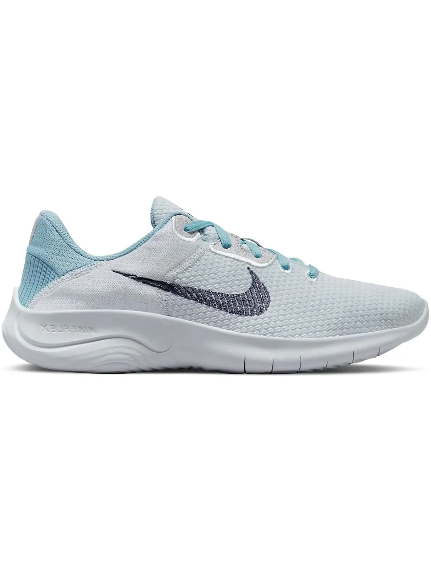 Мужские кроссовки Lifestyle Nike Flex Experience Run 11 Next Nature — изображение 1 из 1, платиновый/синий/синий
