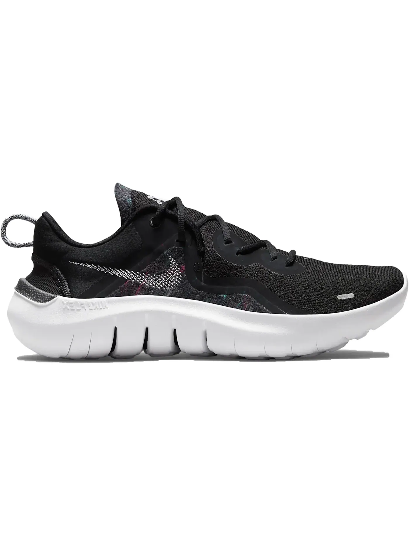 Мужские кроссовки Lifestyle Nike Flex Run 2021 — изображение 1 из 1, черный/белый