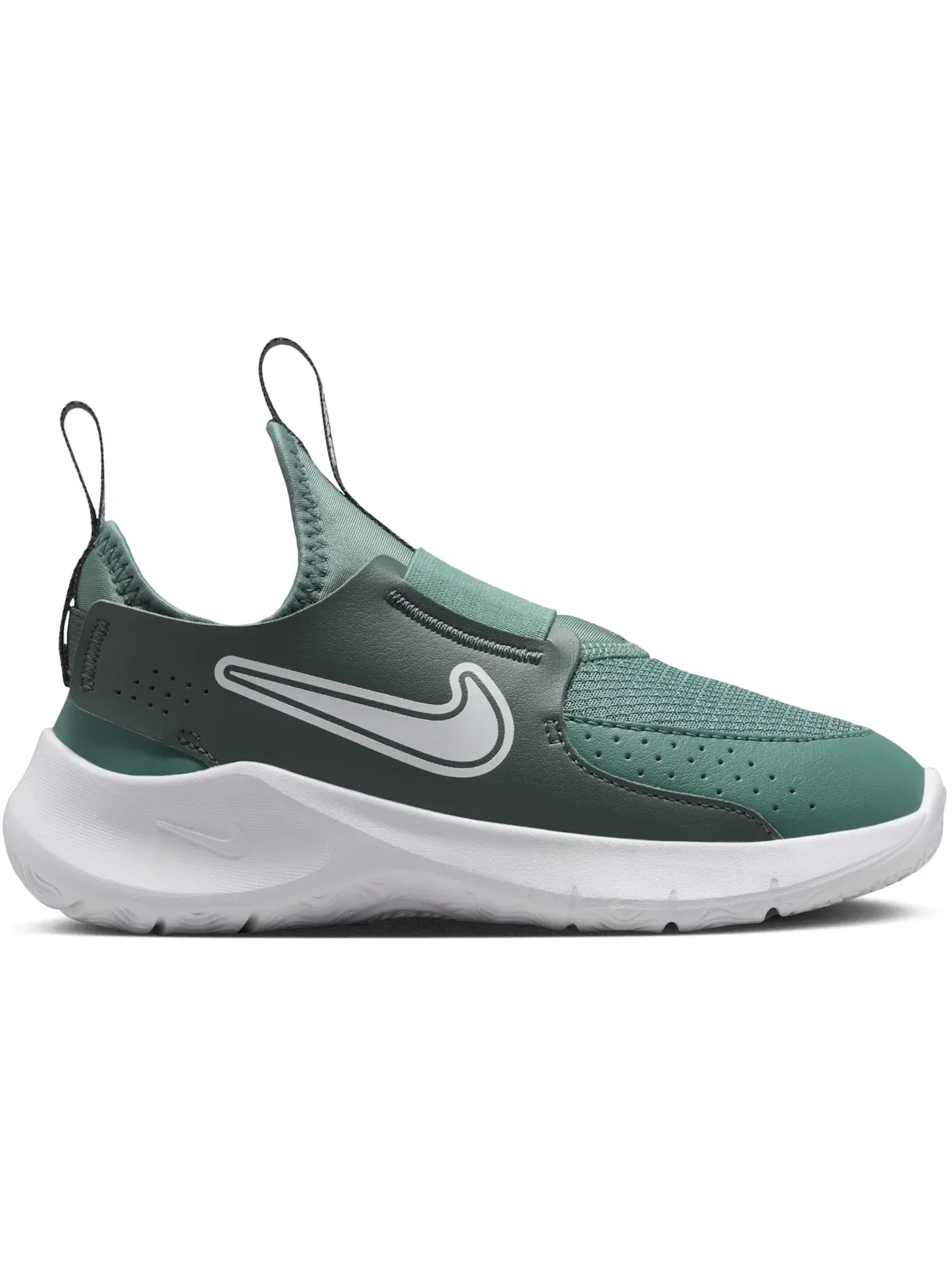 Детские кроссовки для мальчиков с шнуровкой Nike Flex Runner 3 Nike — изображение 1 из 1, винтажный зеленый белый