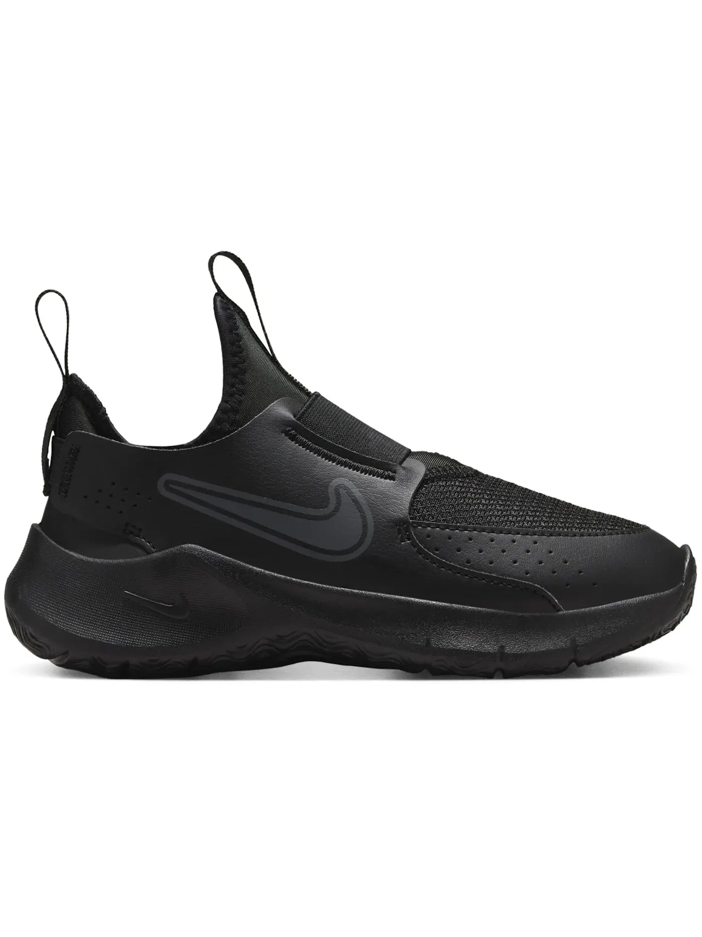 Детские кроссовки без шнурков Nike Flex Runner 3 Nike — изображение 1 из 1, черный/черный