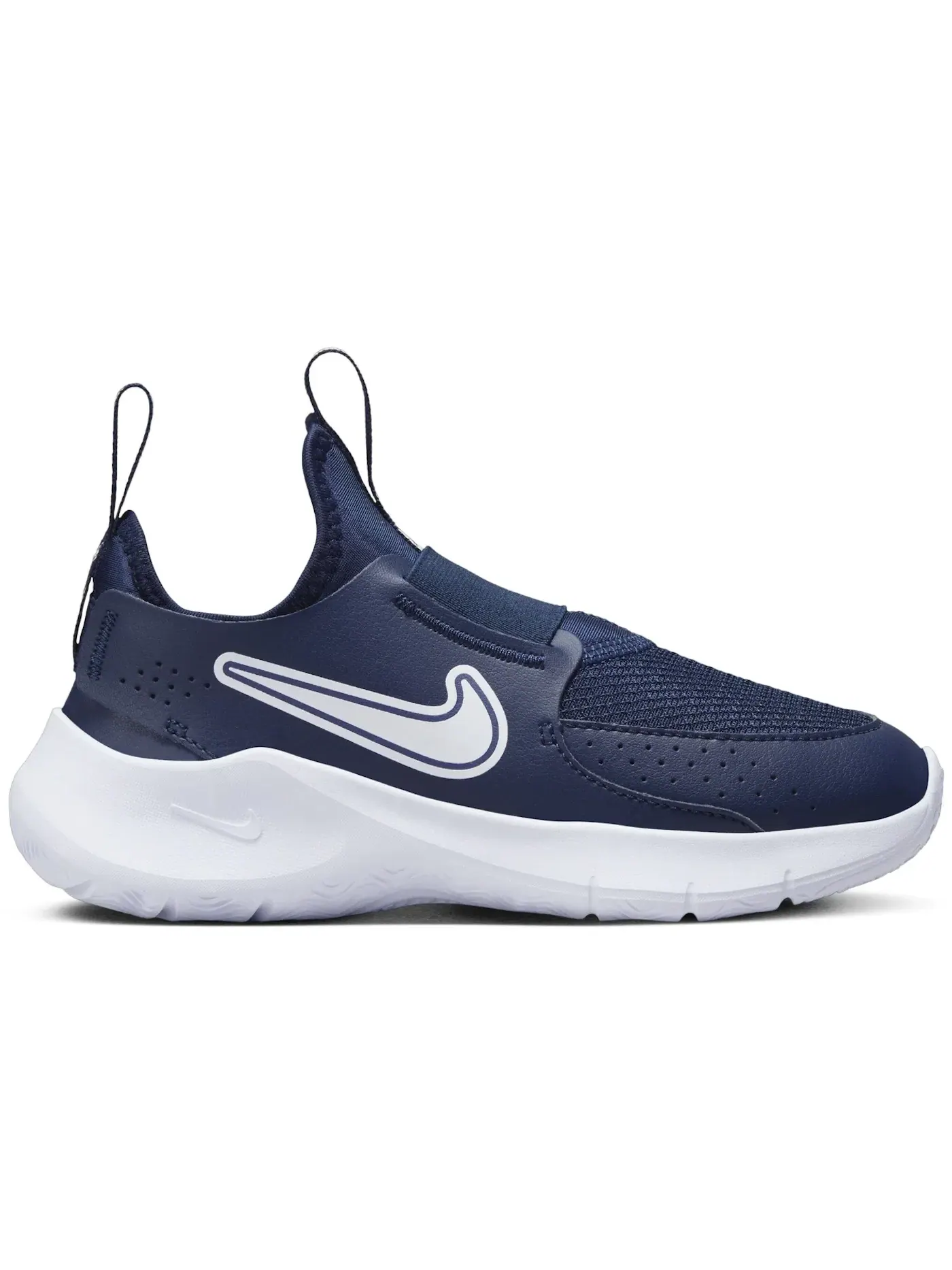 Детские кроссовки с удобной посадкой Nike Flex Runner 3 Nike — изображение 1 из 1, темно-синий/белый