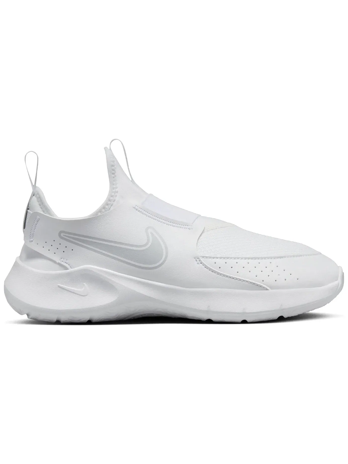 Детские кроссовки с удобной посадкой Nike Flex Runner 3 Nike — изображение 1 из 1, белый/белый/платиновый