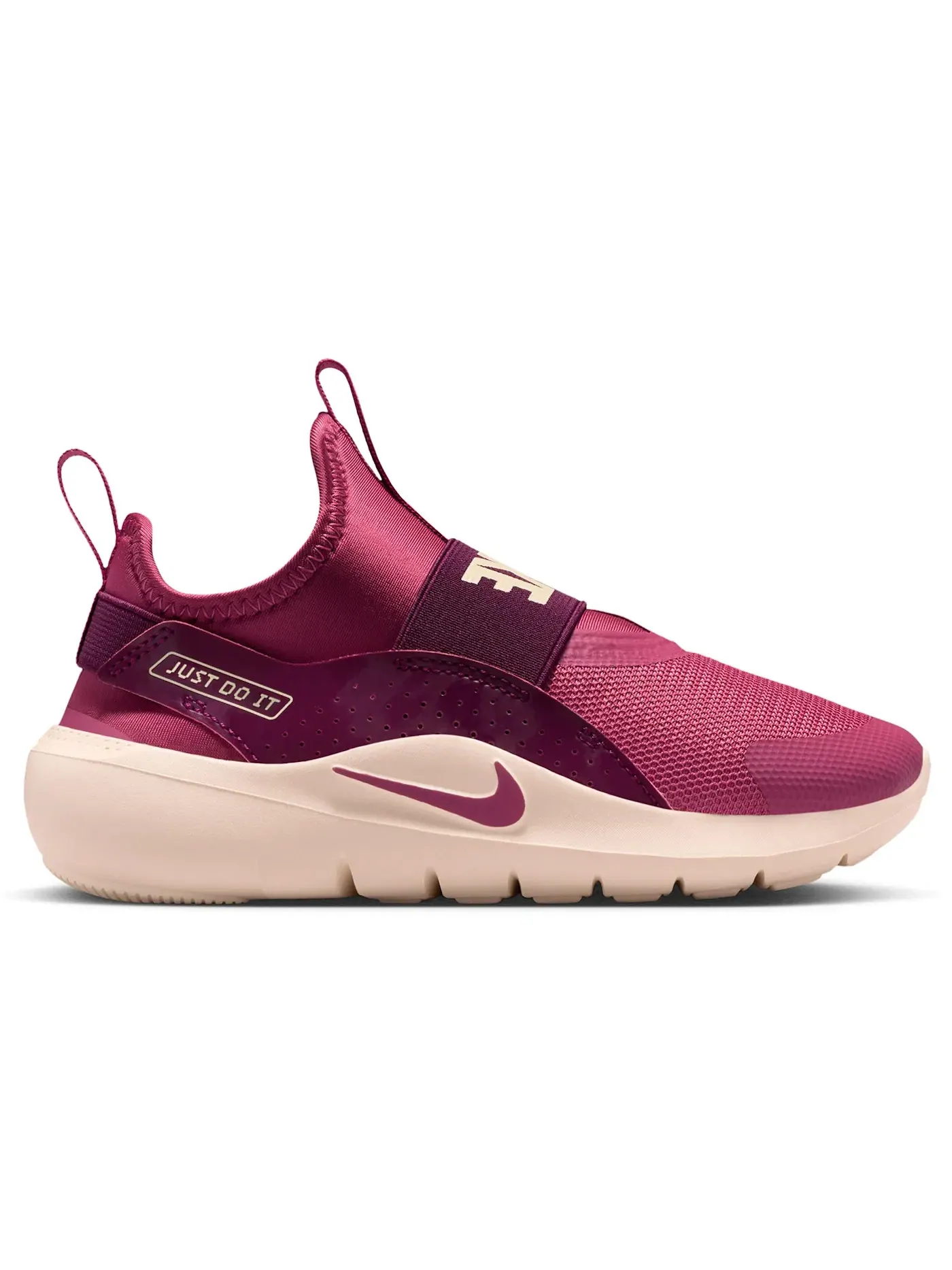 Детские кроссовки с длинным шнурком Nike Flex Runner 4 Nike, Bordeaux/Guava Ice/Sweet Beet — изображение 1 из 1