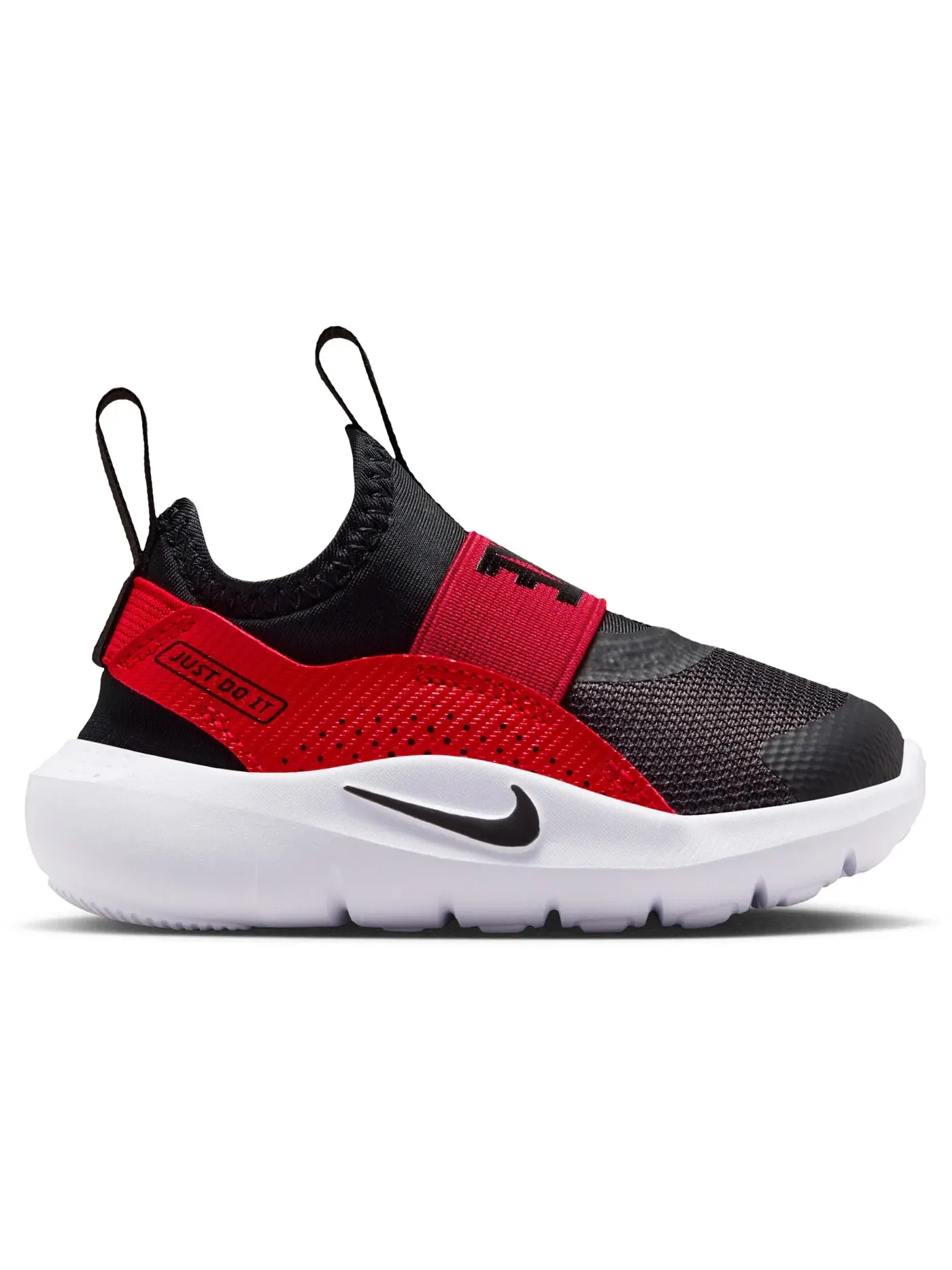 Детские кроссовки без шнурков Nike Flex Runner 4 Nike — изображение 1 из 1, красный/белый/черный