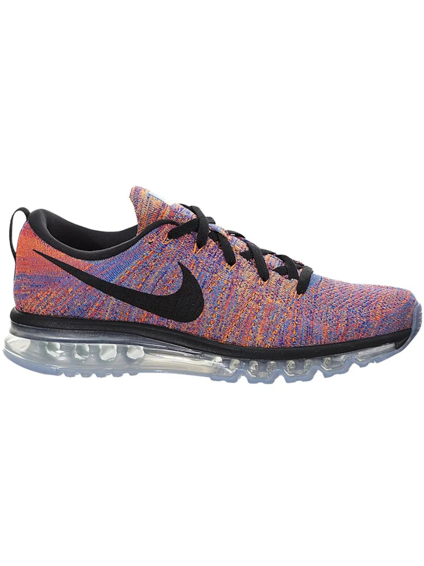 Мужские кроссовки Lifestyle с длинным шнурованием Nike Flyknit Air Max — изображение 1 из 1, синий/черный
