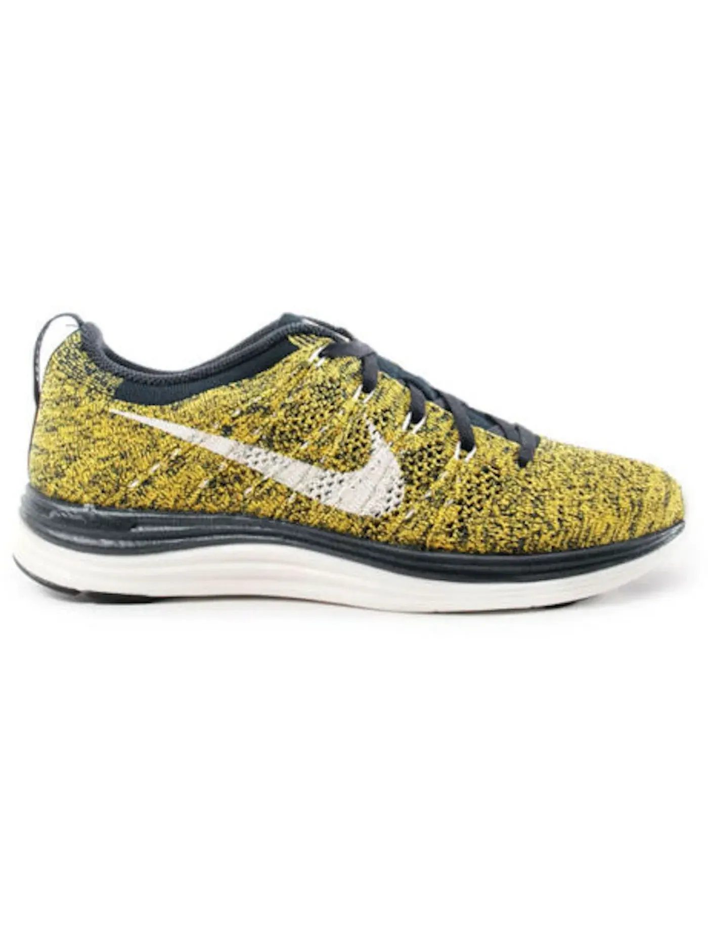 Женские кроссовки Lifestyle Nike Flyknit Lunar1+ — изображение 1 из 1, темный/оранжевый