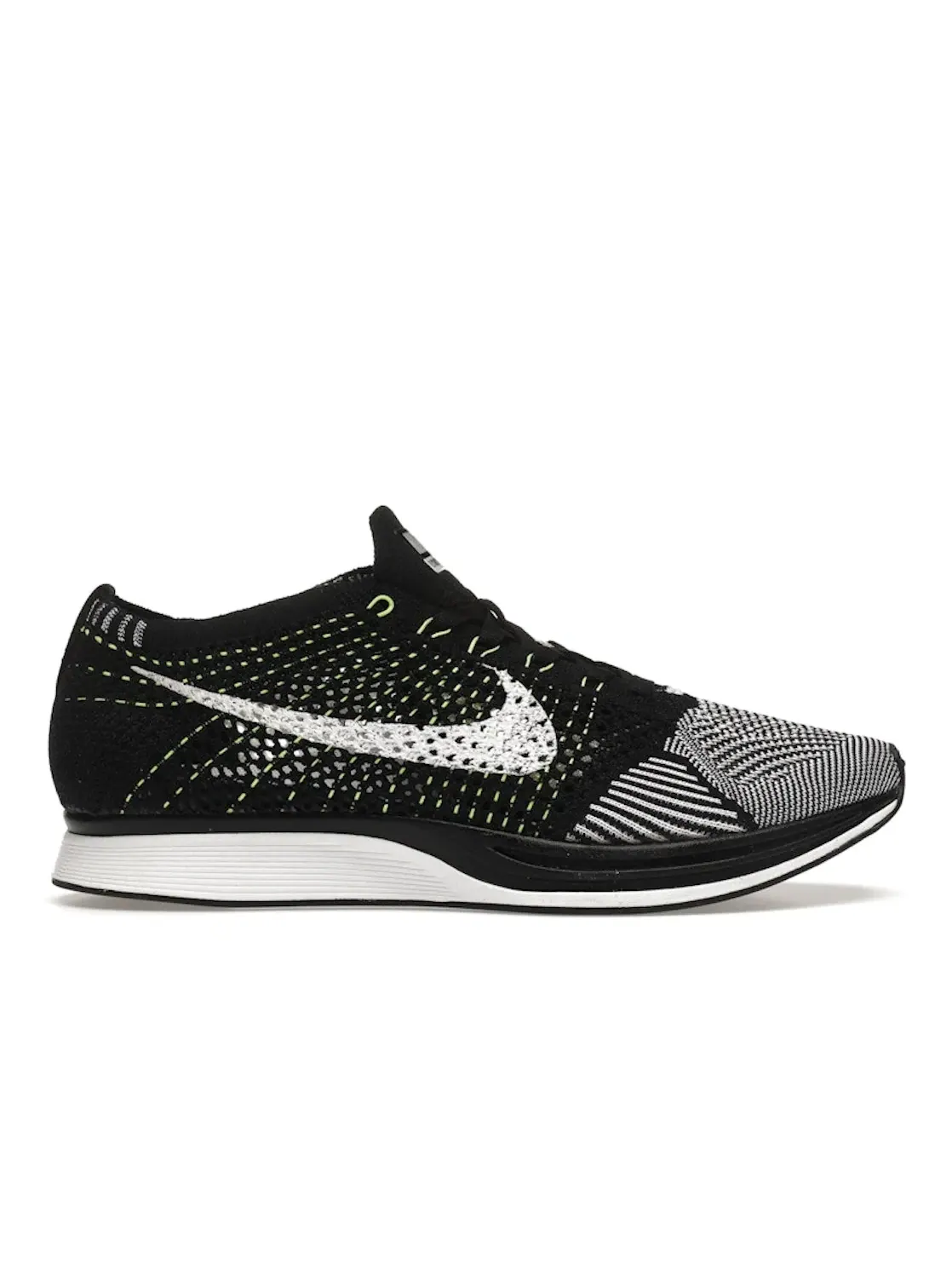 Мужские кроссовки с технологией Flyknit Nike Flyknit Racer — изображение 1 из 4, черный/белый