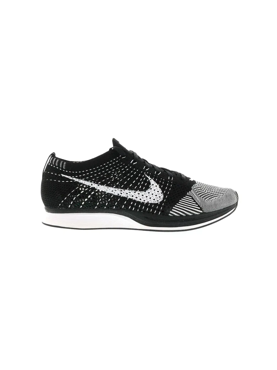 Мужские кроссовки Lifestyle Nike Flyknit Racer — изображение 1 из 4, черный/белый